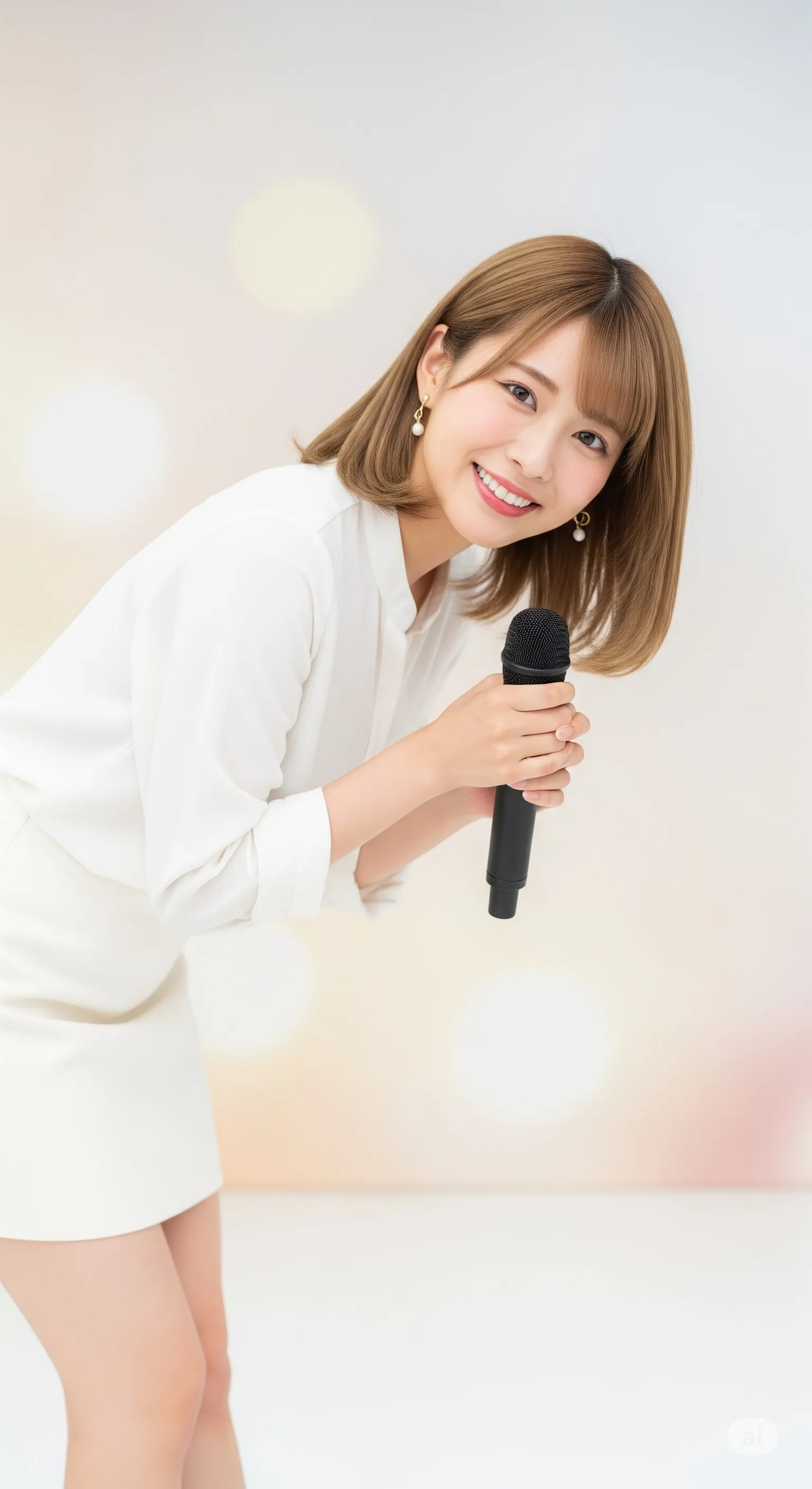 女子アナ スタジオ立ち姿 微笑みフェチ 046