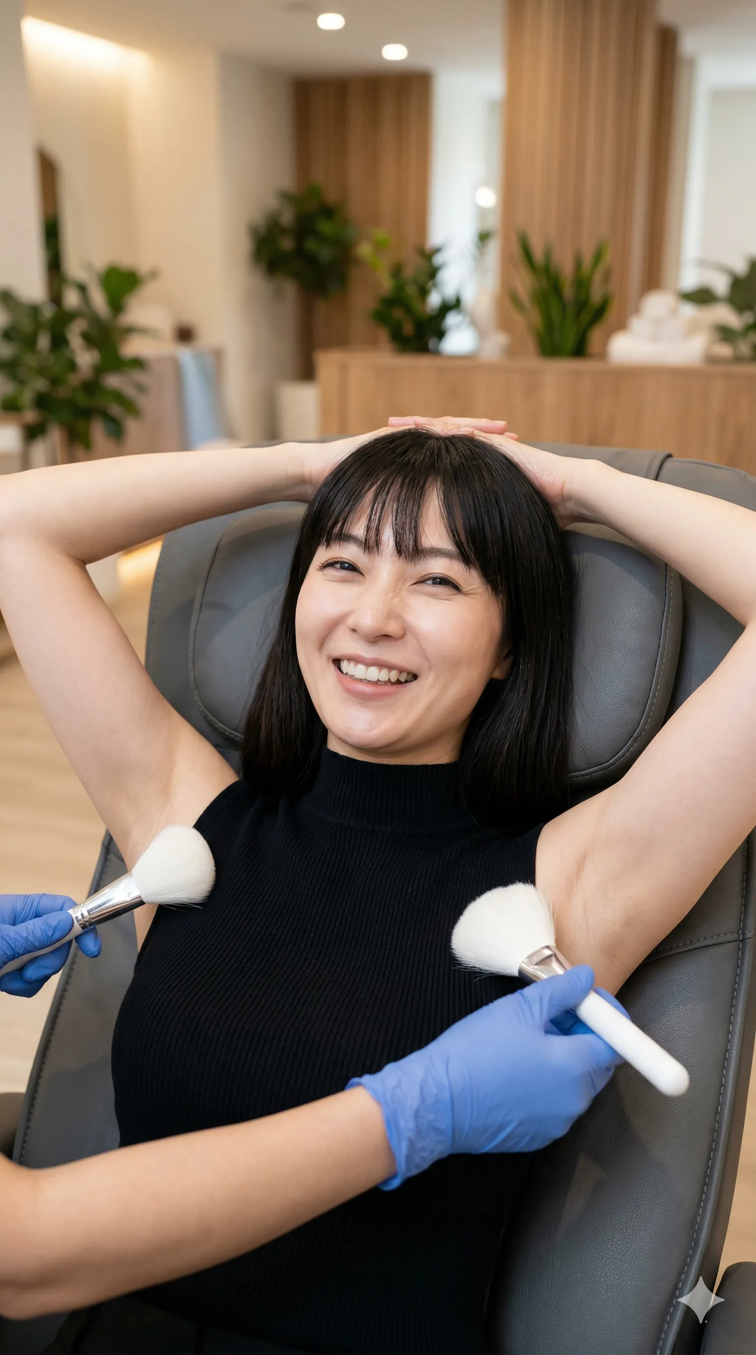 腋くすぐり じっとり 030