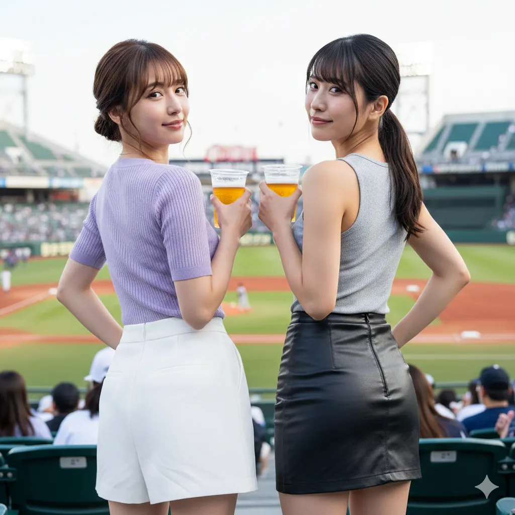 応援歌に合わせて揺れる、魅惑のヒップライン