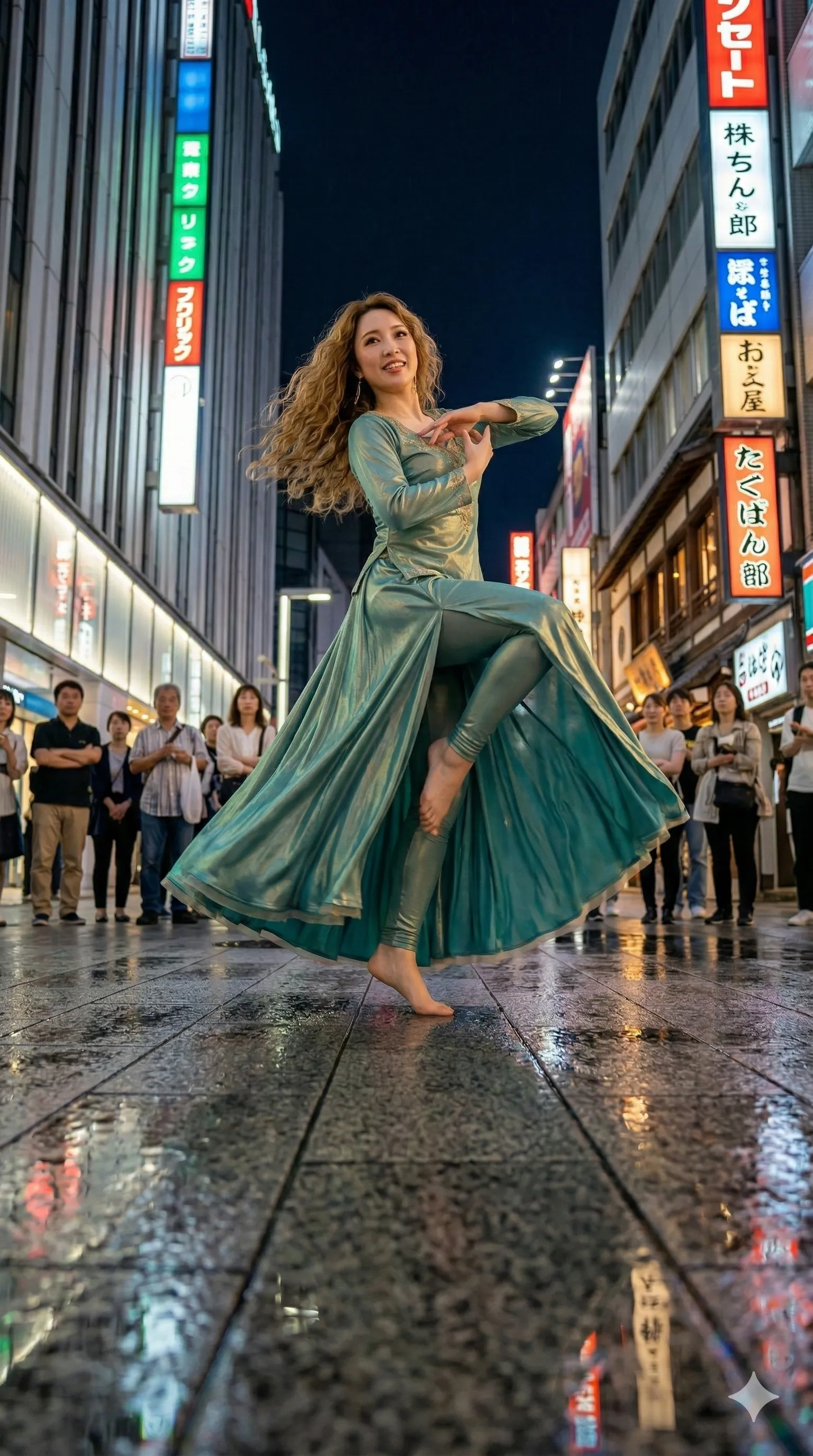 ベリーダンス 街中 最後の妖艶ポーズ 026