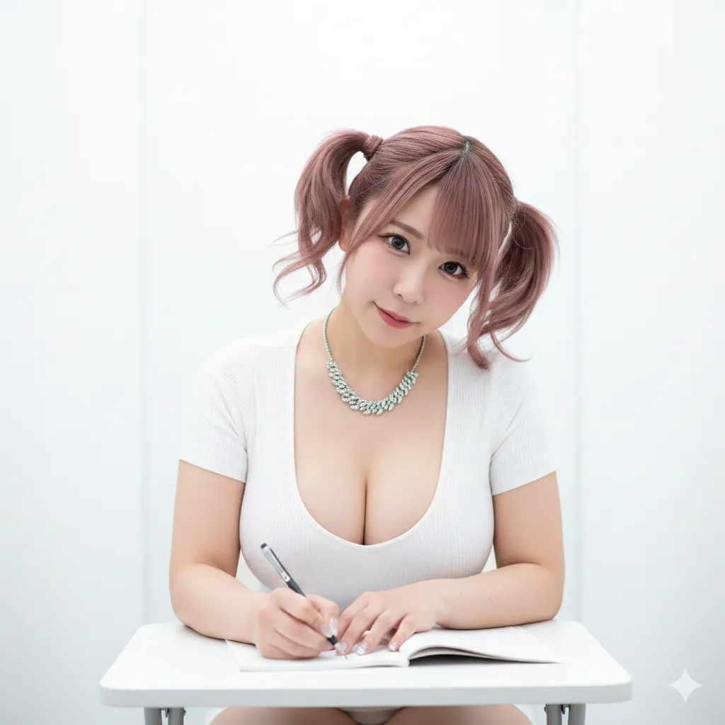 真剣な目線と白Tのシンプルさが映えるポートレート