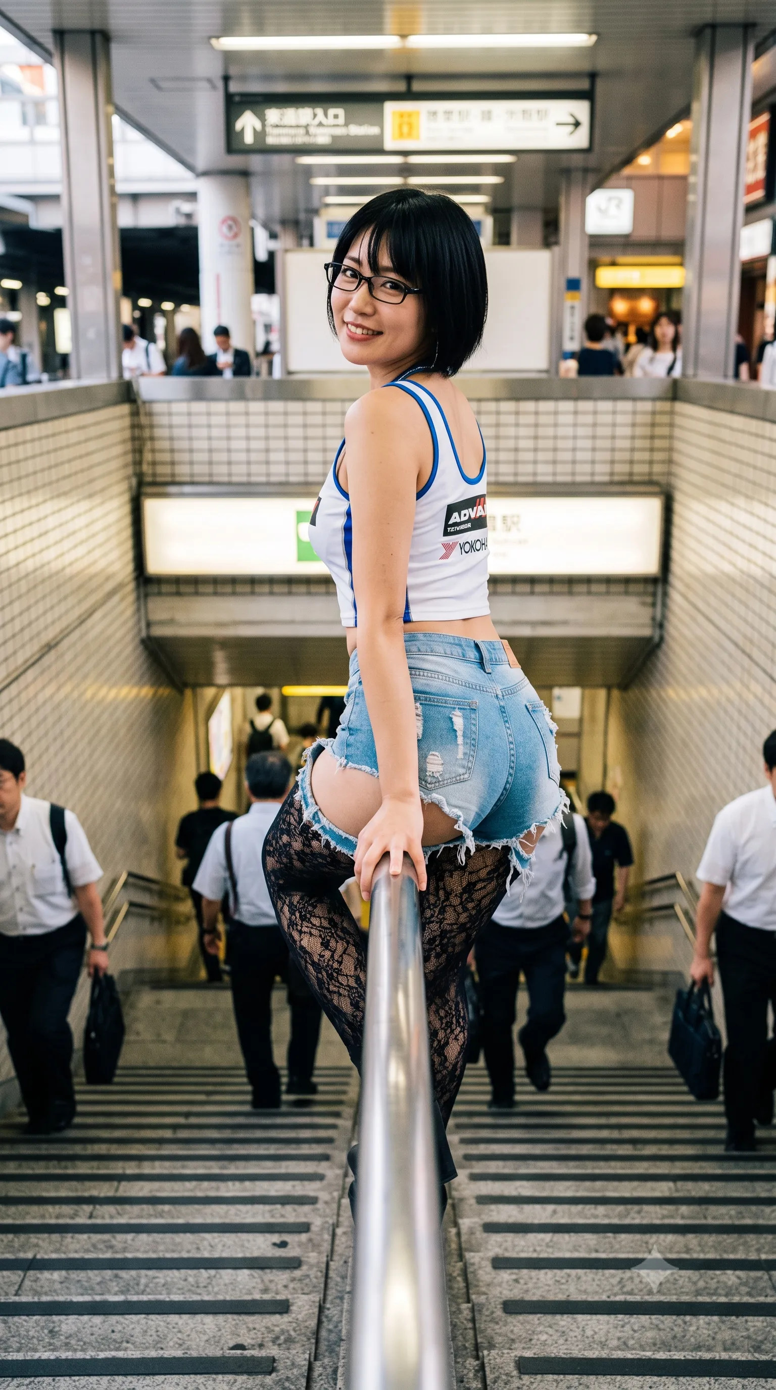 溢れ出す巨尻 バックショット 003