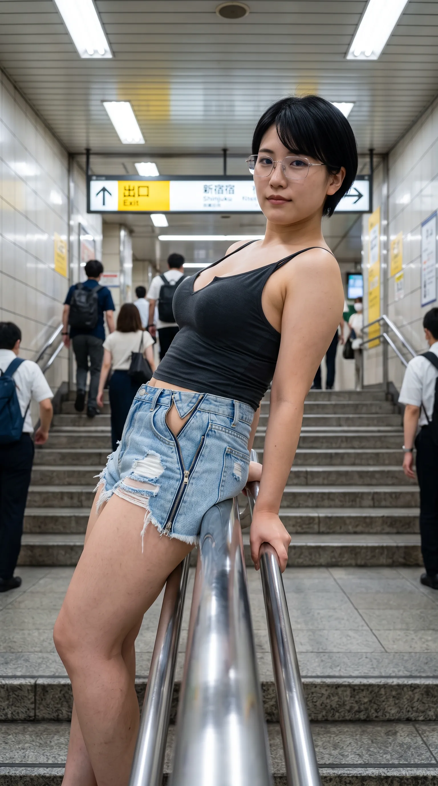 ホットパンツ跨ぎ 最高の誘惑カット 054