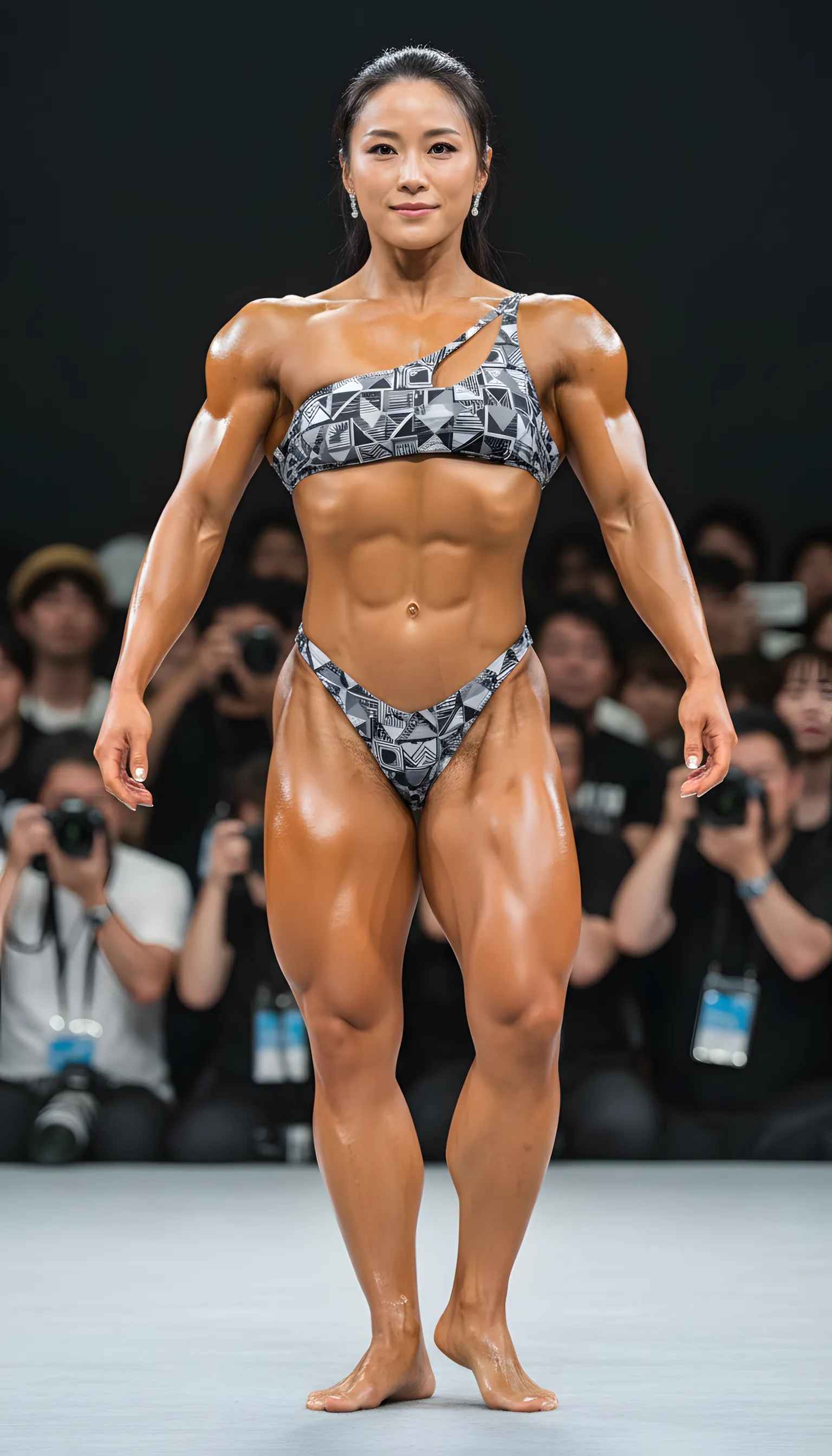 筋肉女子 最高のバックショットエンド 064