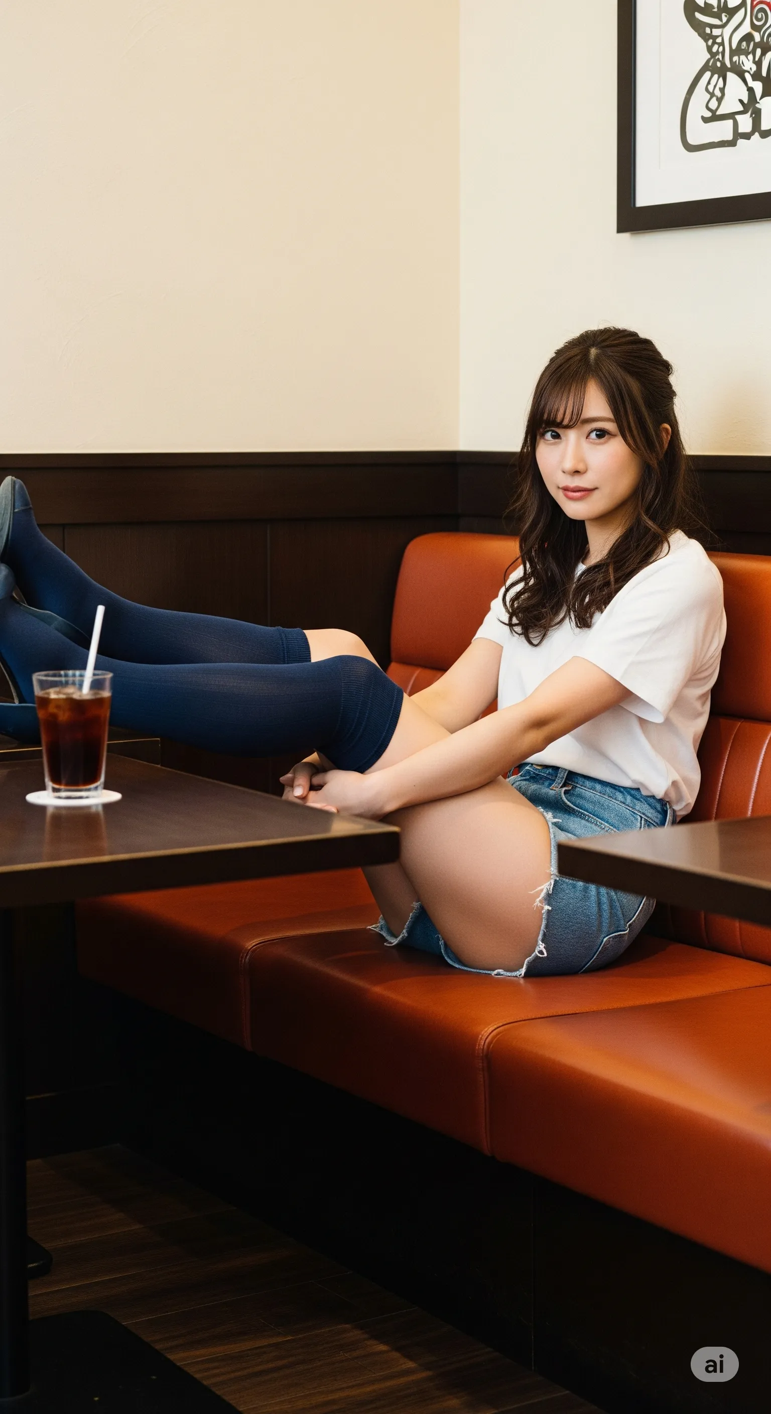 テーブルの影が暴き出す、彼女の隠れたフェティシズム