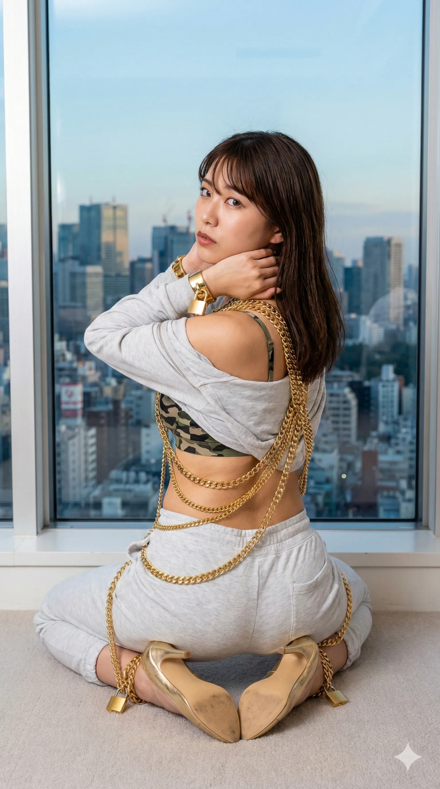 下着が食い込む瞬間を捉えた、珠玉の尻フェチショット