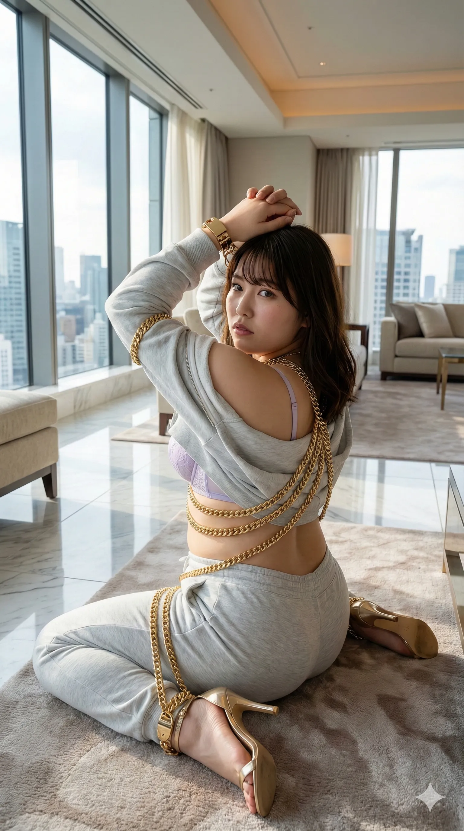 自由を求めて蠢く、肉感的な太ももと尻の境界線