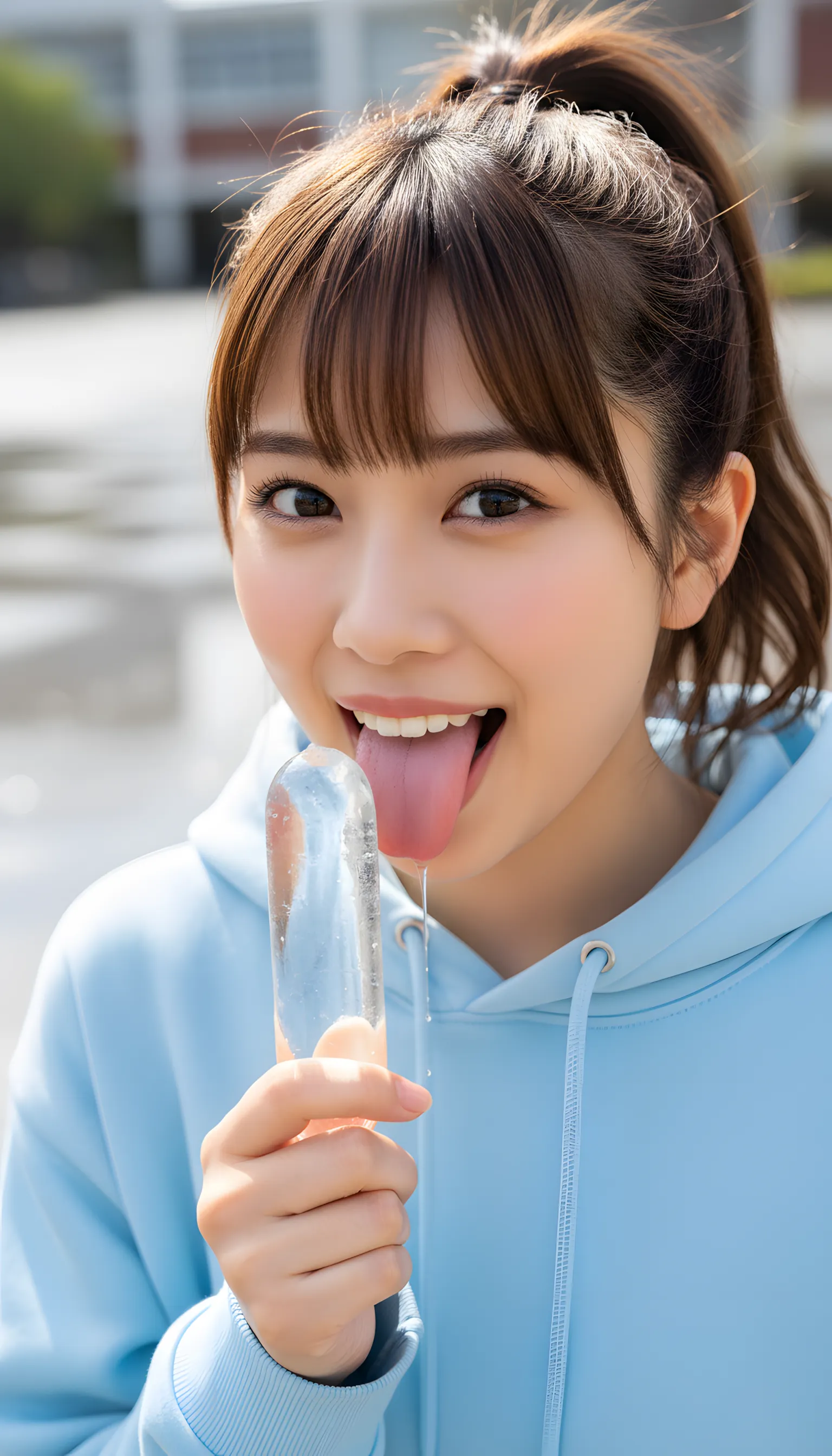 街中 煽り 究極の口元 フェラ 029