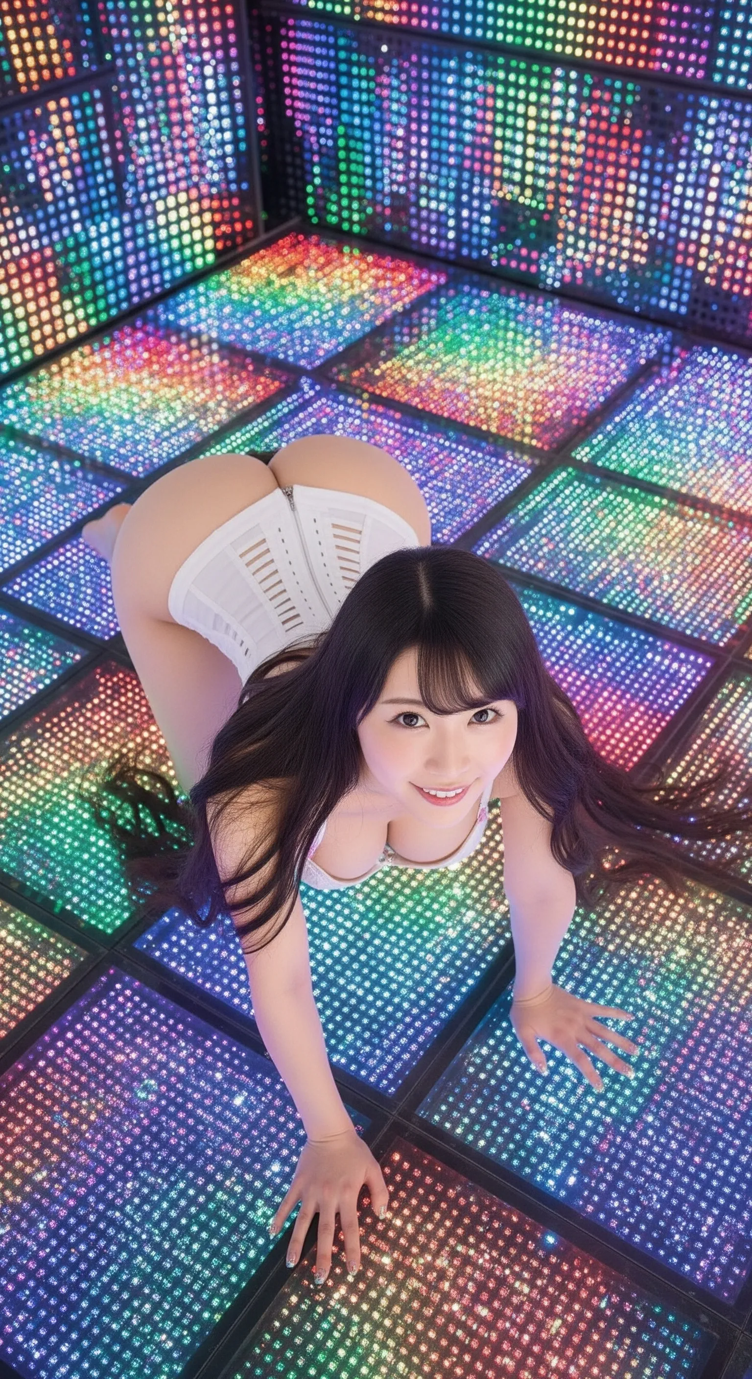 四つん這いで突き出した、破壊力抜群の尻フェチカット