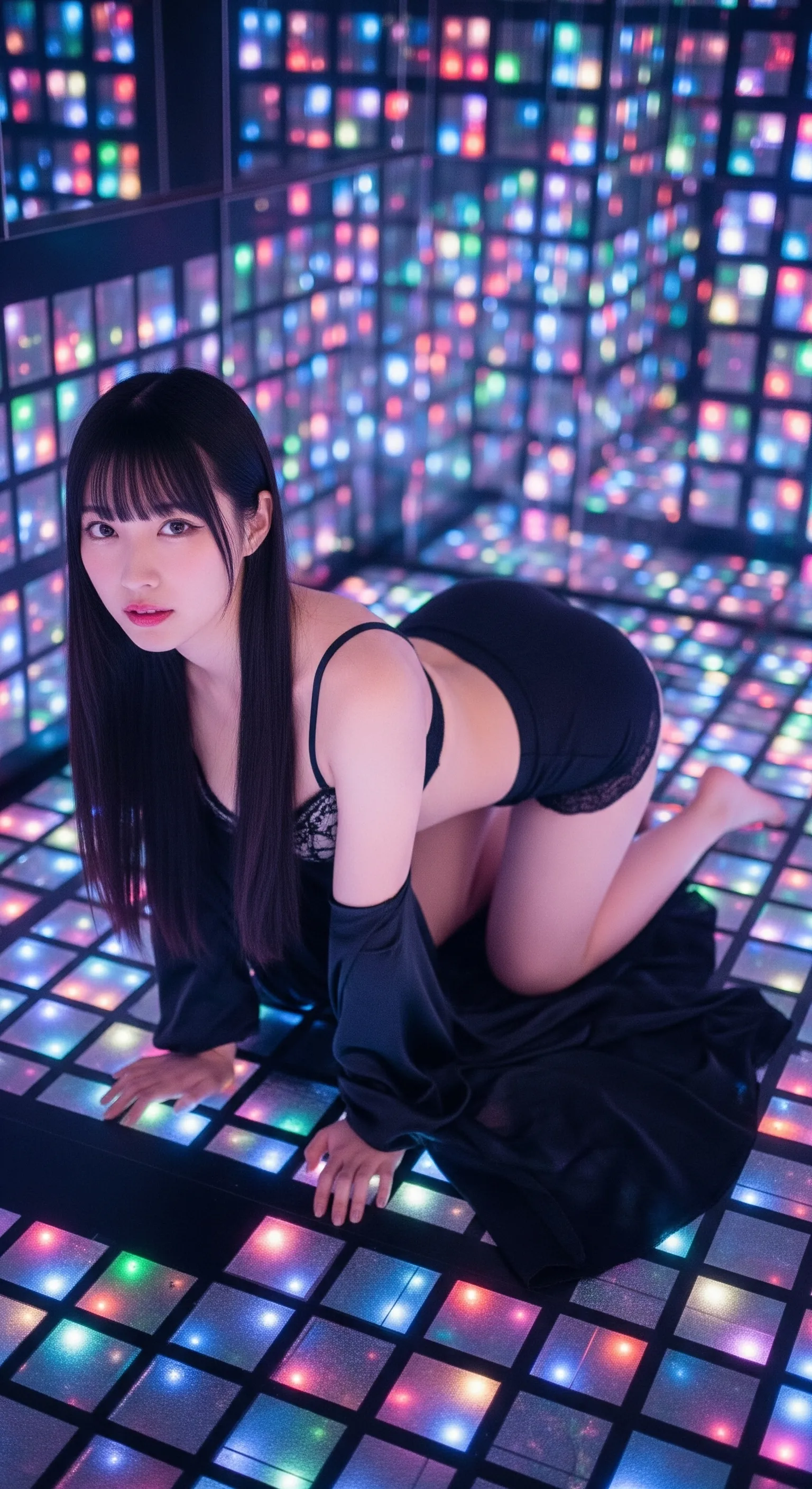 四つん這い姿勢で見せる、究極の尻フェチグラビア