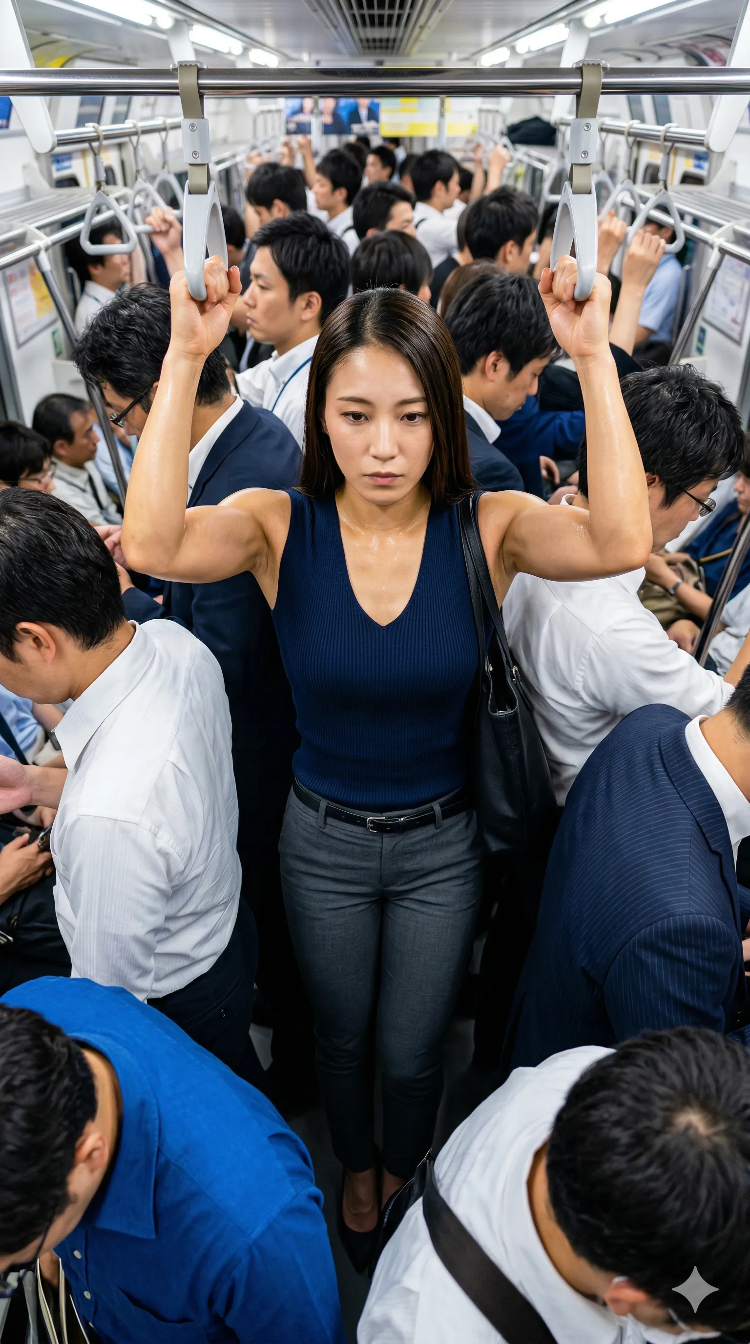 電車内 尻特化 ショット 煽り 009