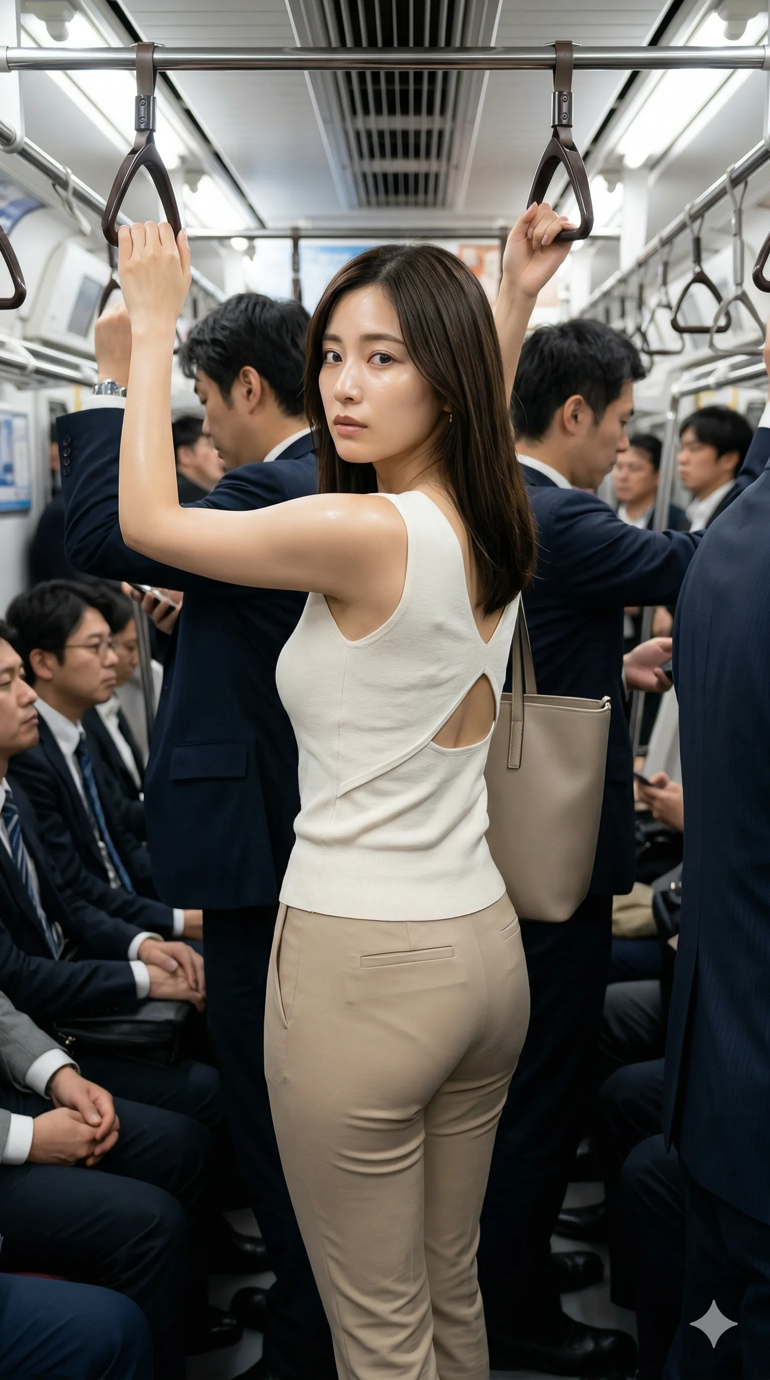 電車内 密着フェチ 究極のアーチ 023