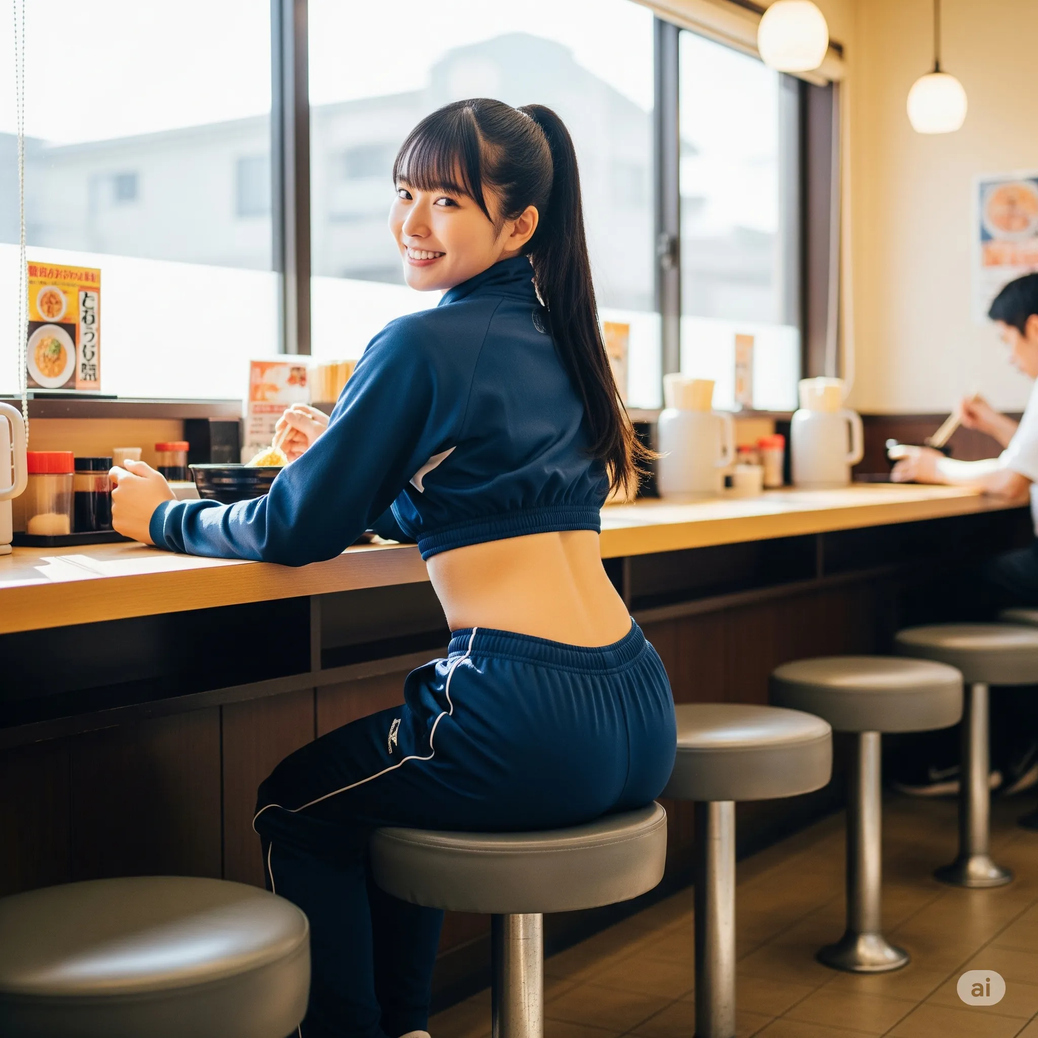 ふとした仕草が色気を生む尻ショット 061