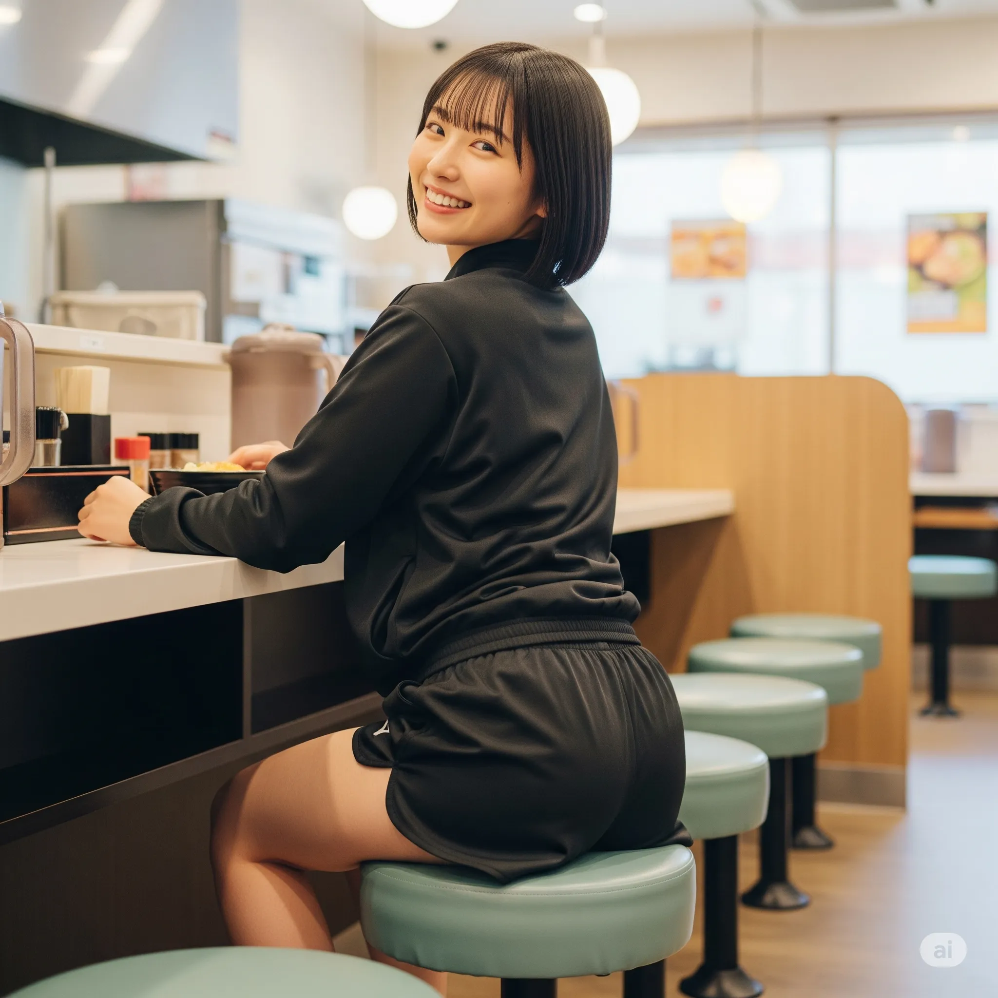 自然体ヒップラインが映える一枚 072