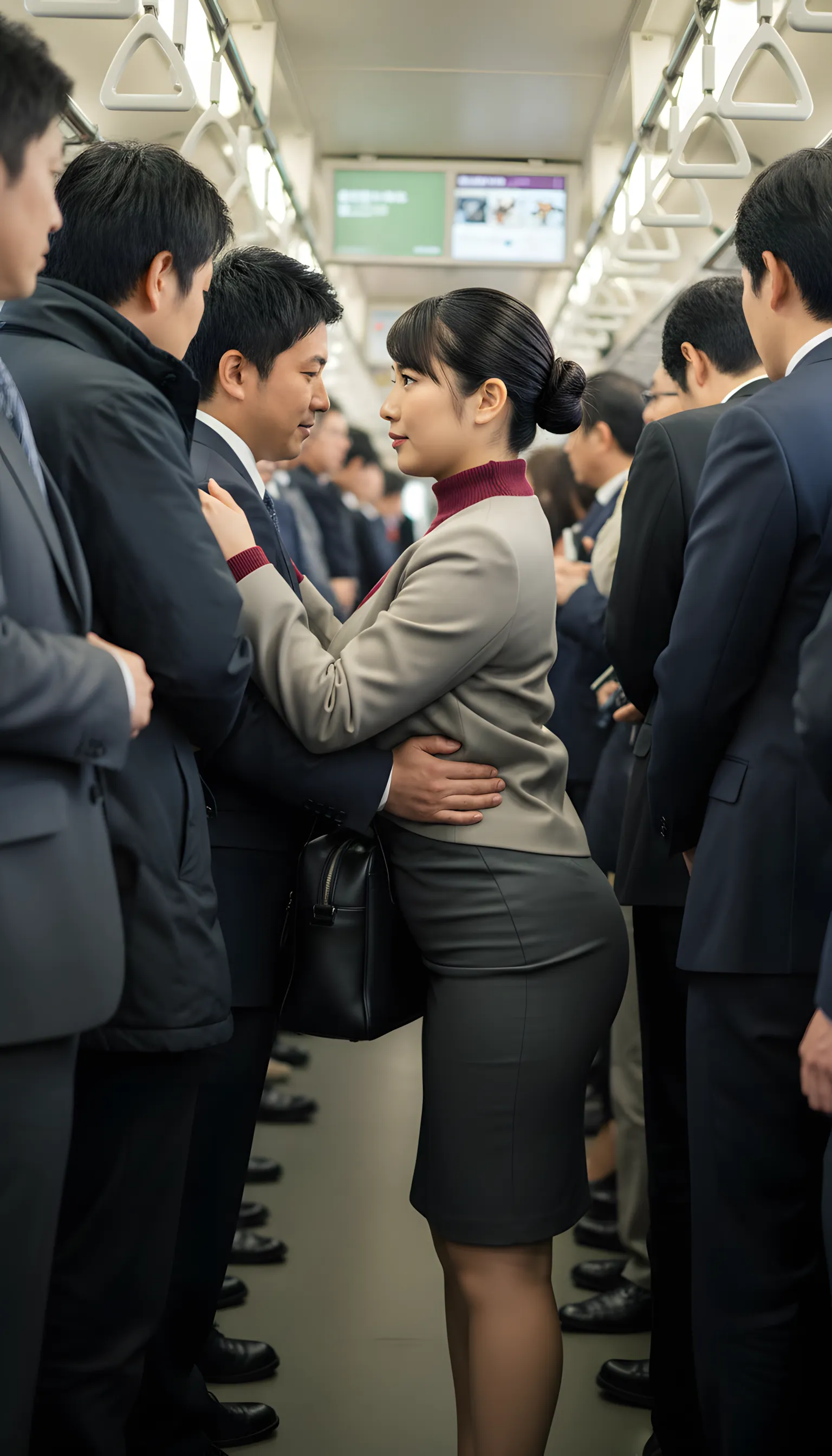 痴漢女 究極の満員電車妄想フェチグラビア 057