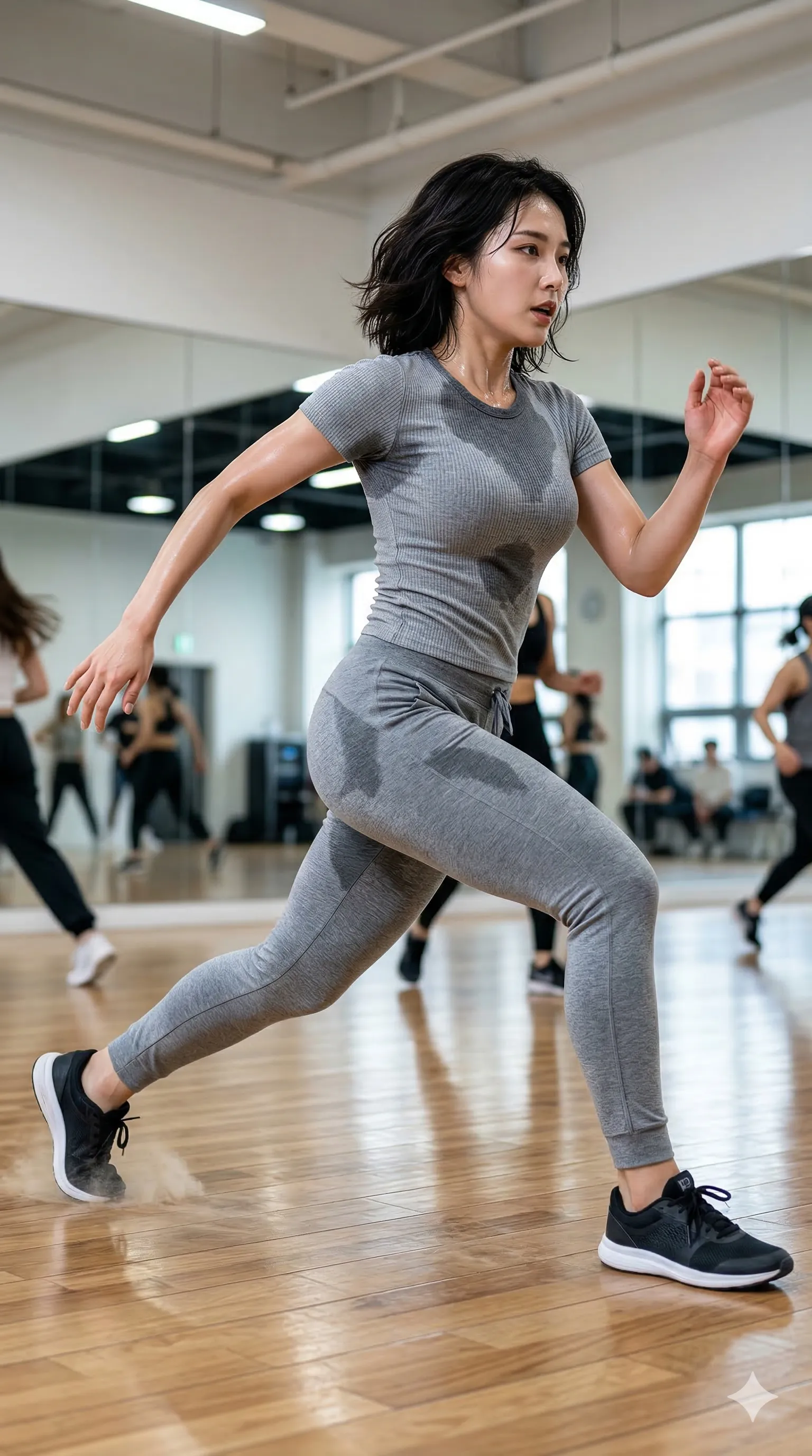 グレースウェット 汗 じっとりフェチ 025