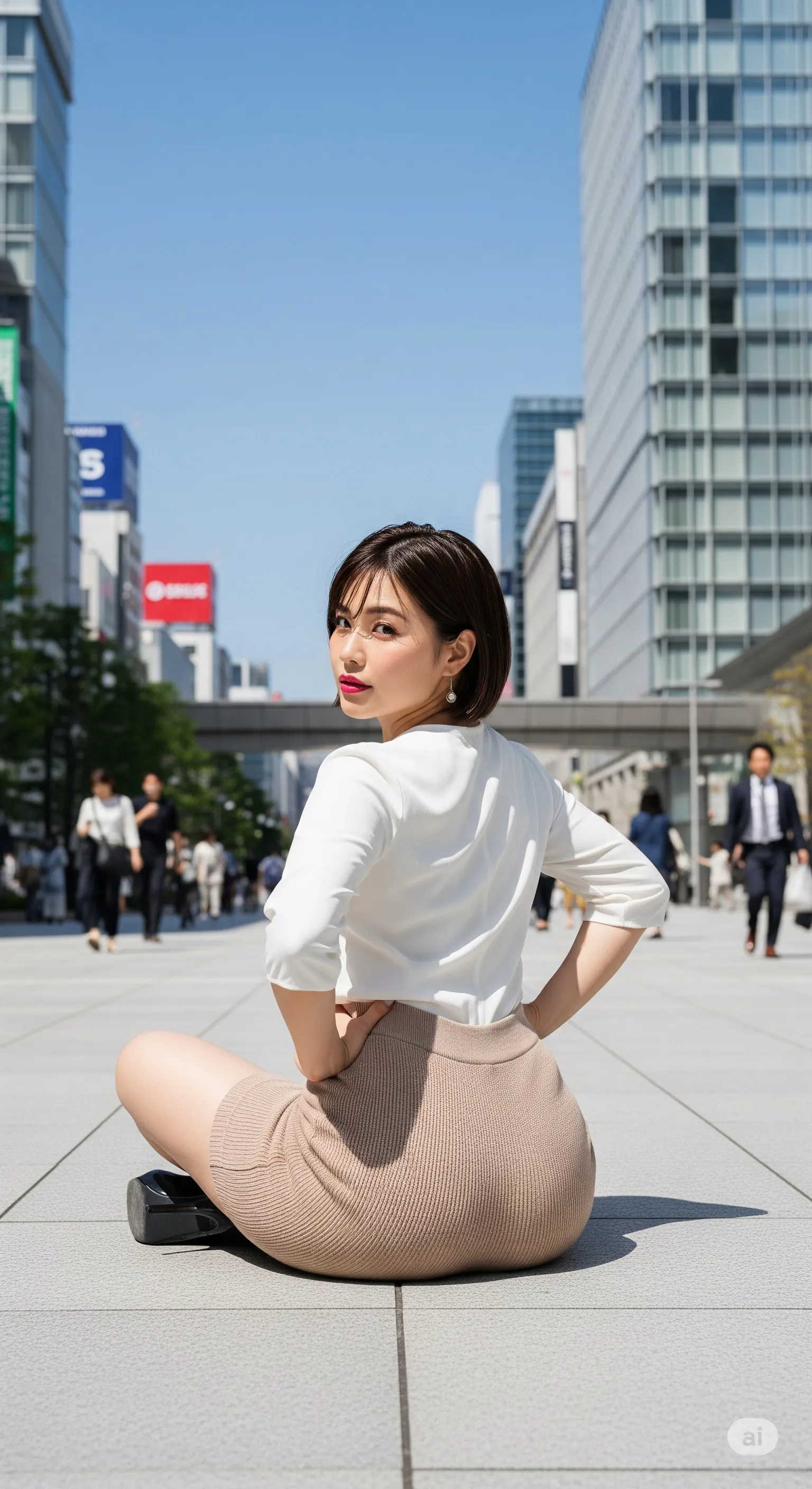 凛とした歩き姿に宿る、隠しきれないフェティシズム