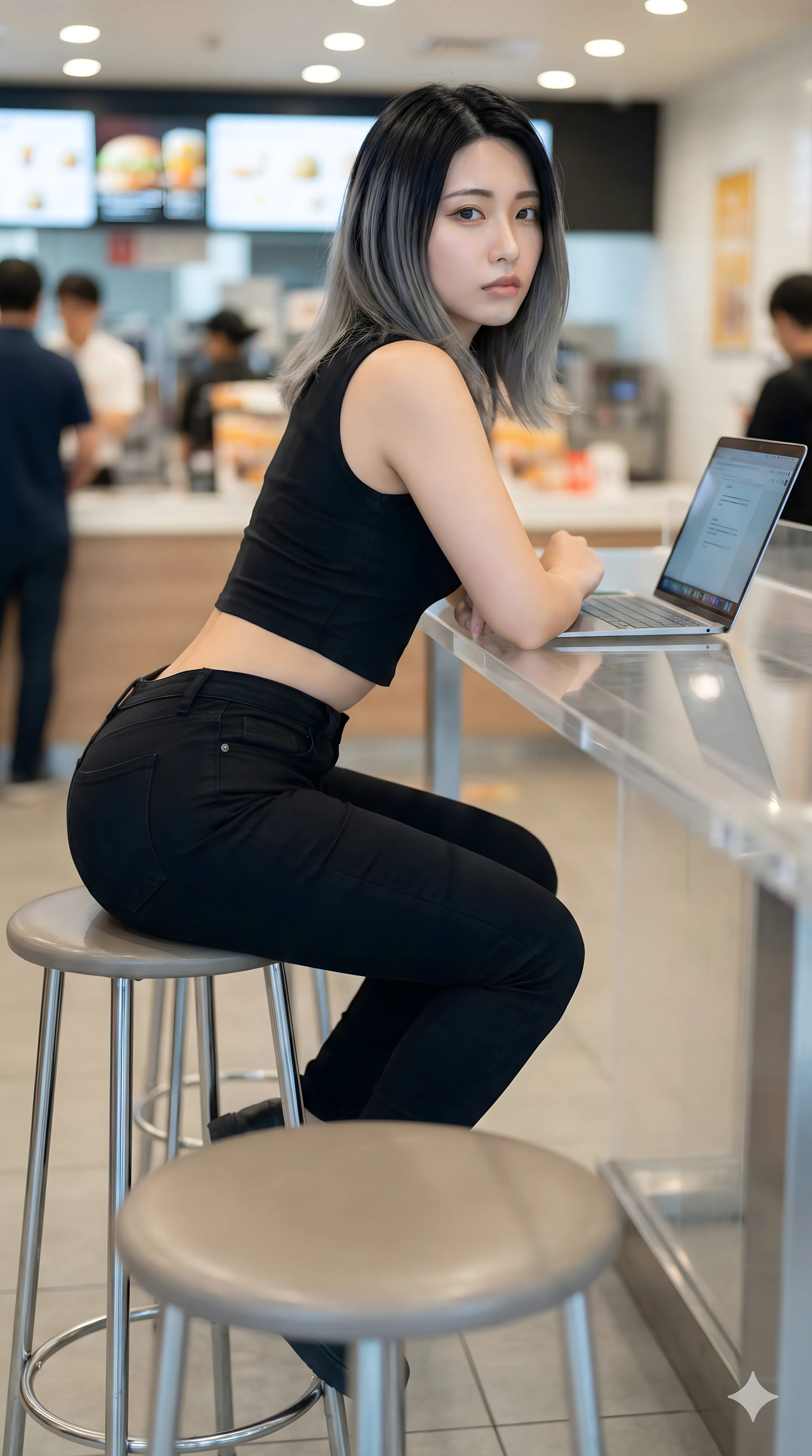 振り返りで伝わるデニムの張り