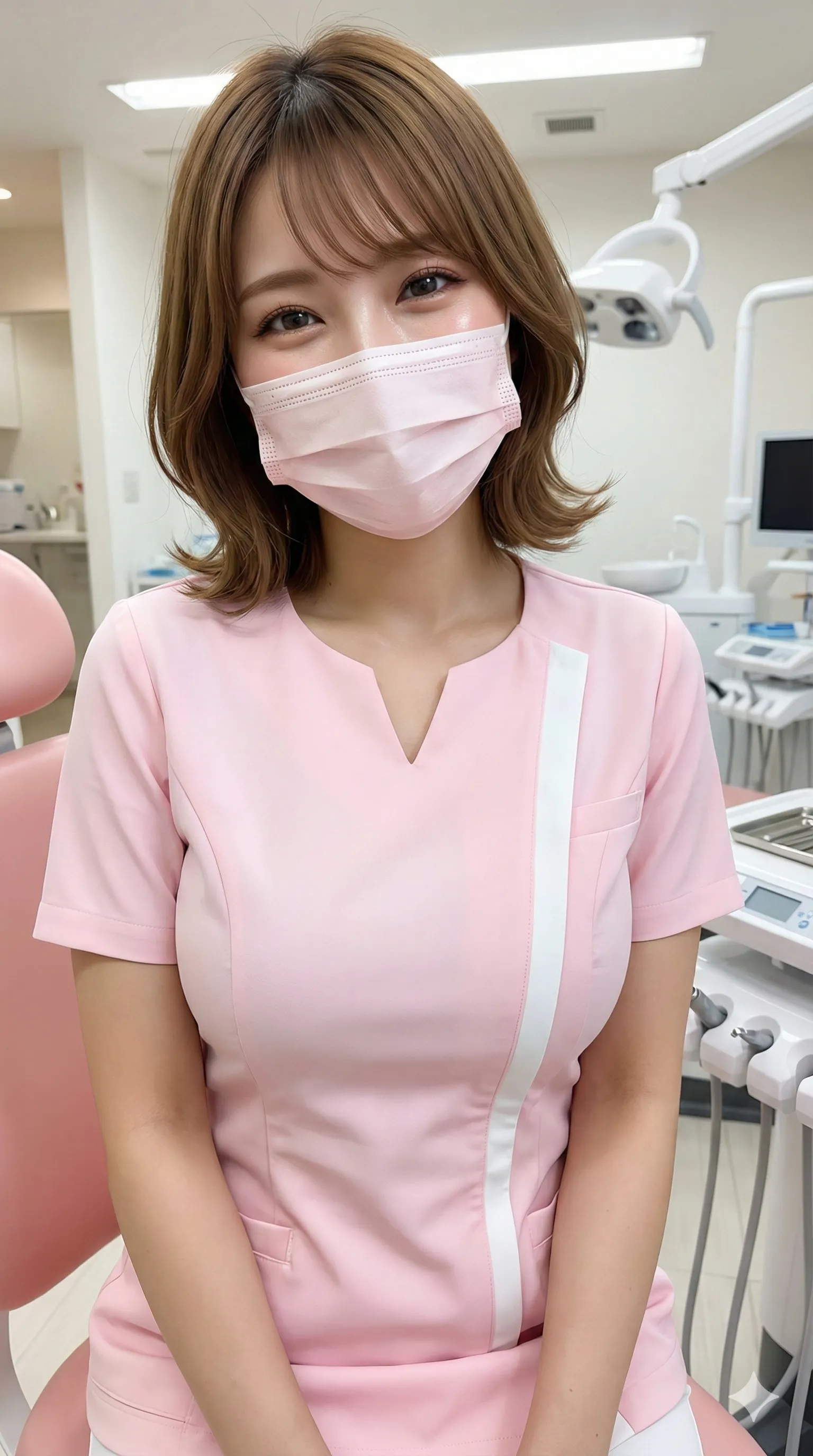 マスク美人 歯科衛生士 尻特化 020