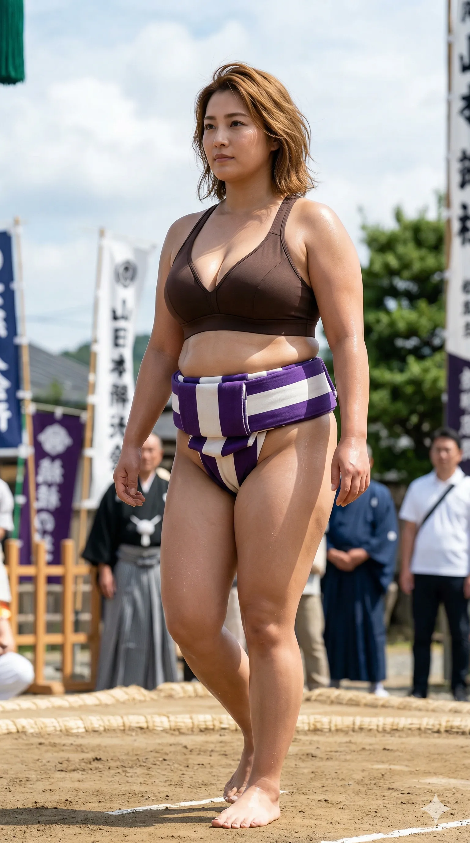 相撲美女 究極のバックショット 036