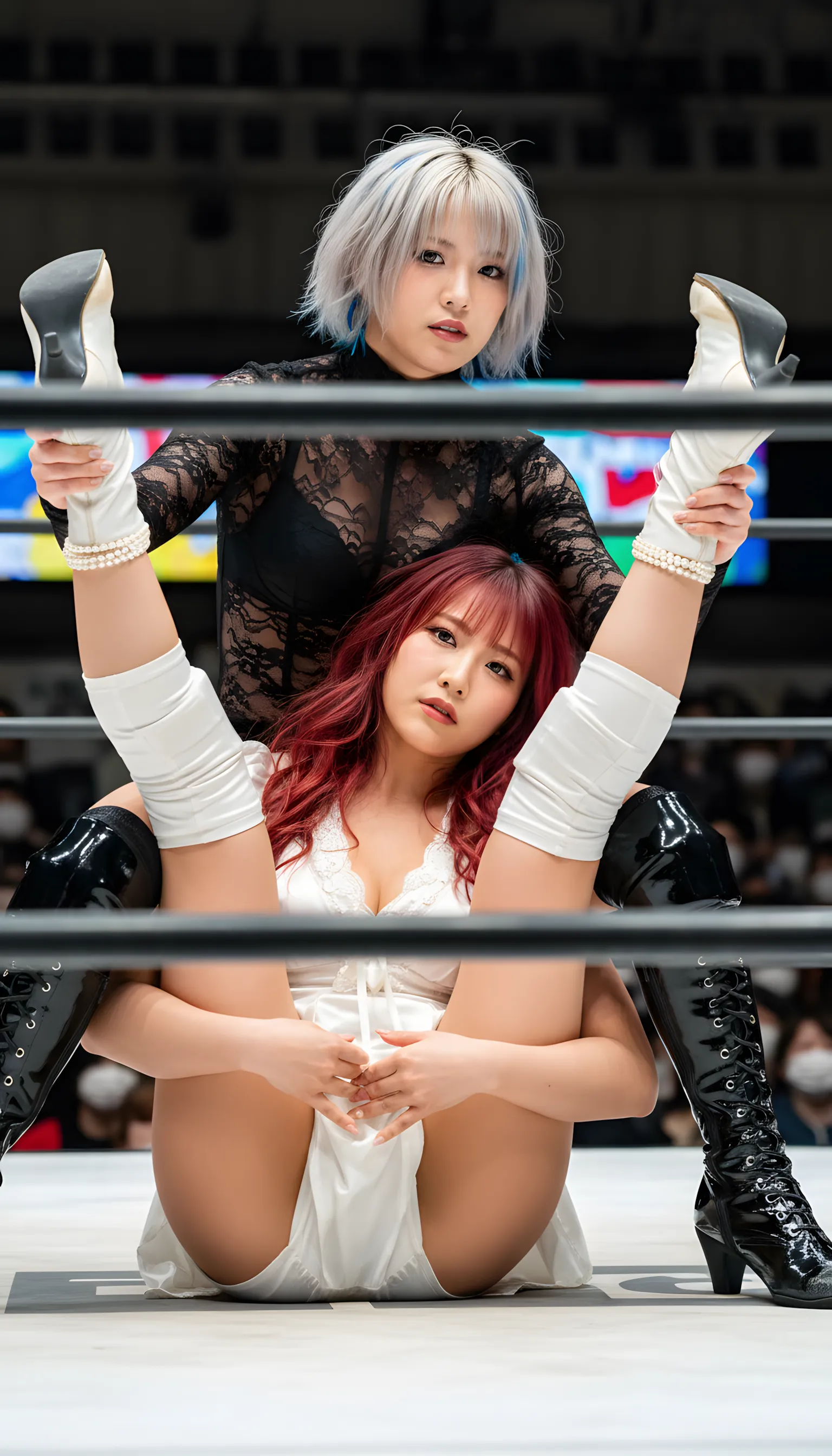 女子プロレス 尻ライン 最高の残り香 031