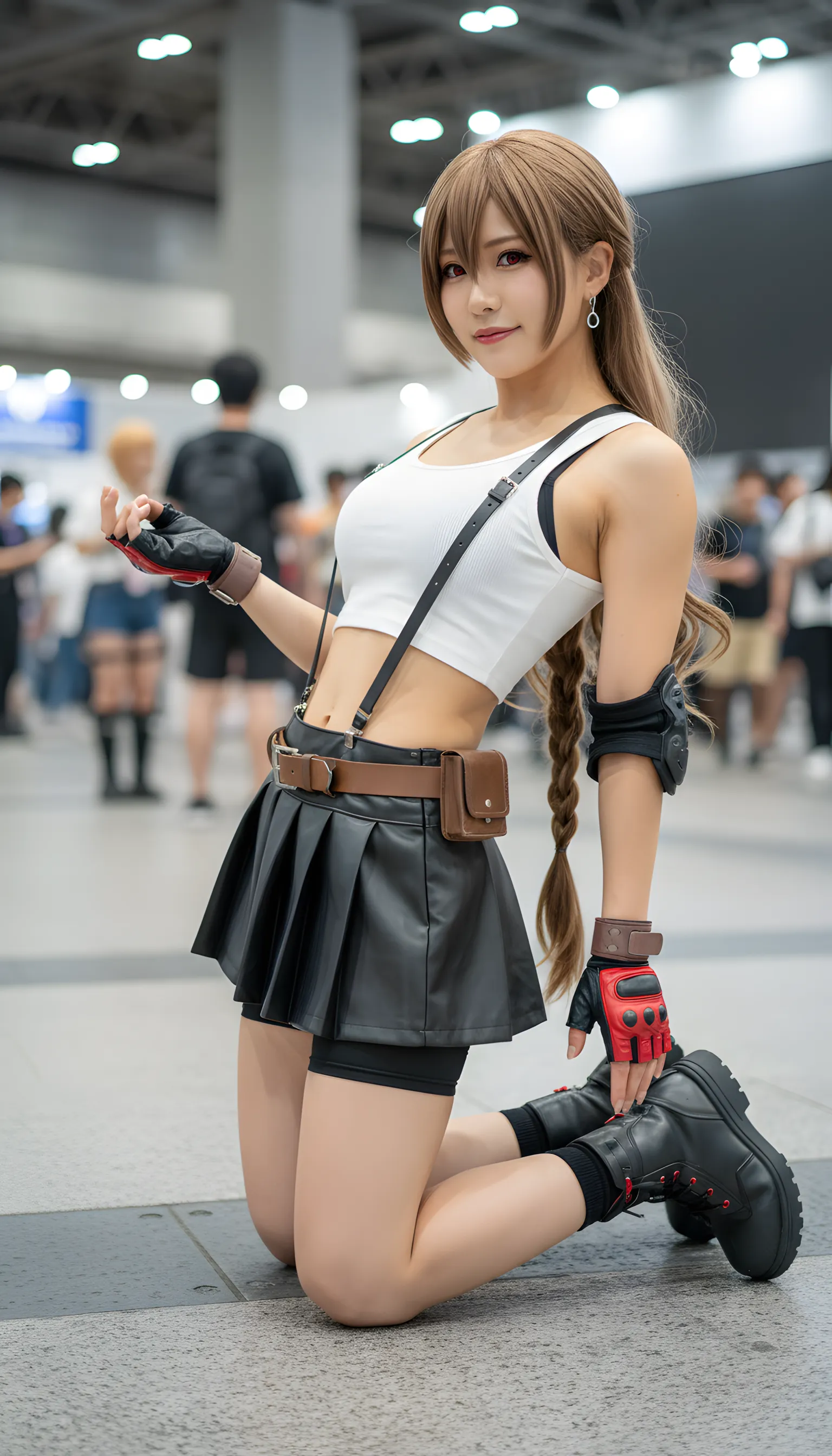 ニーハイ 太もも 最高の食い込み 煽り 010