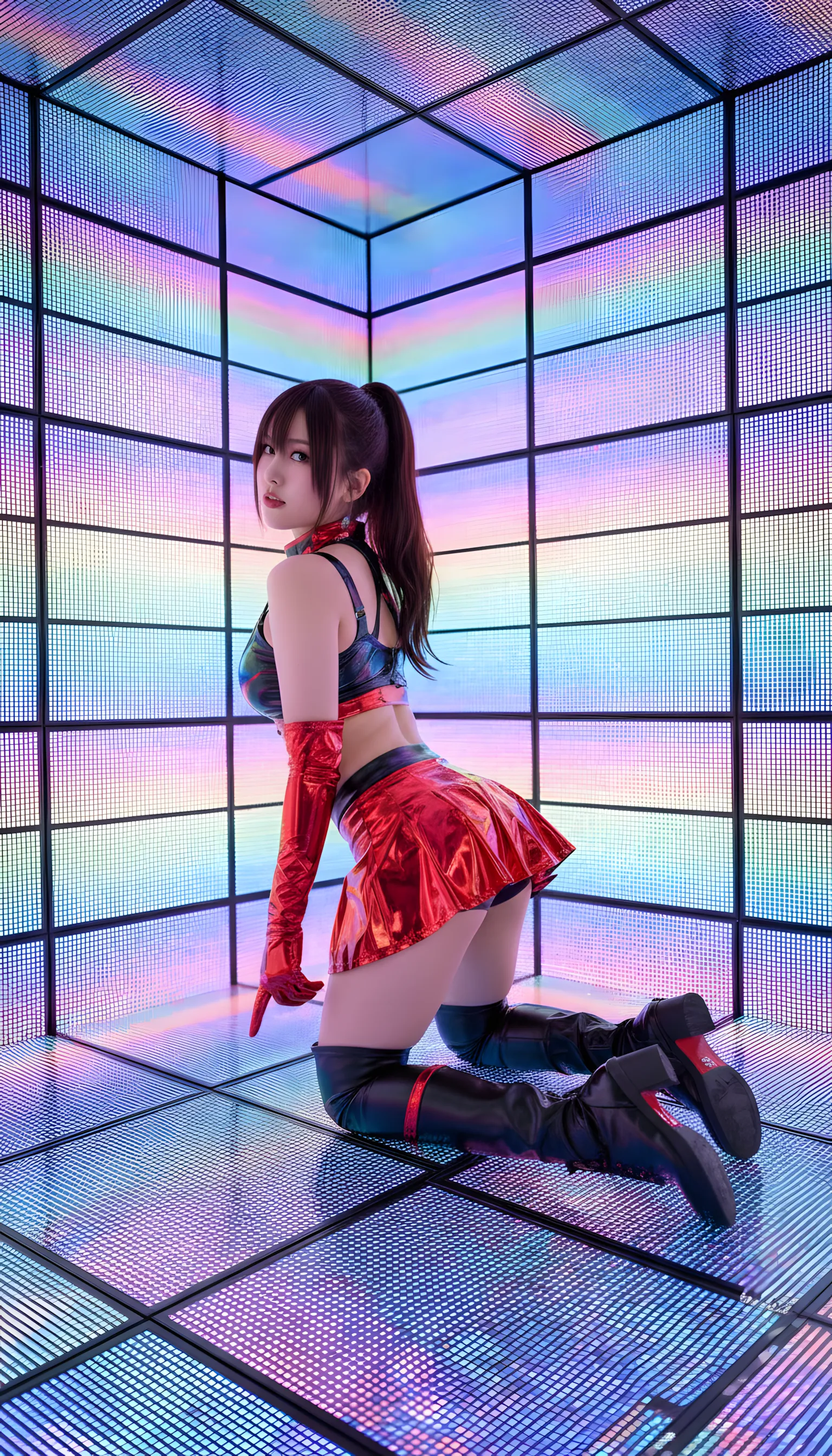 ティファ・ロックハート 最高の曲線美 後ろ姿 035