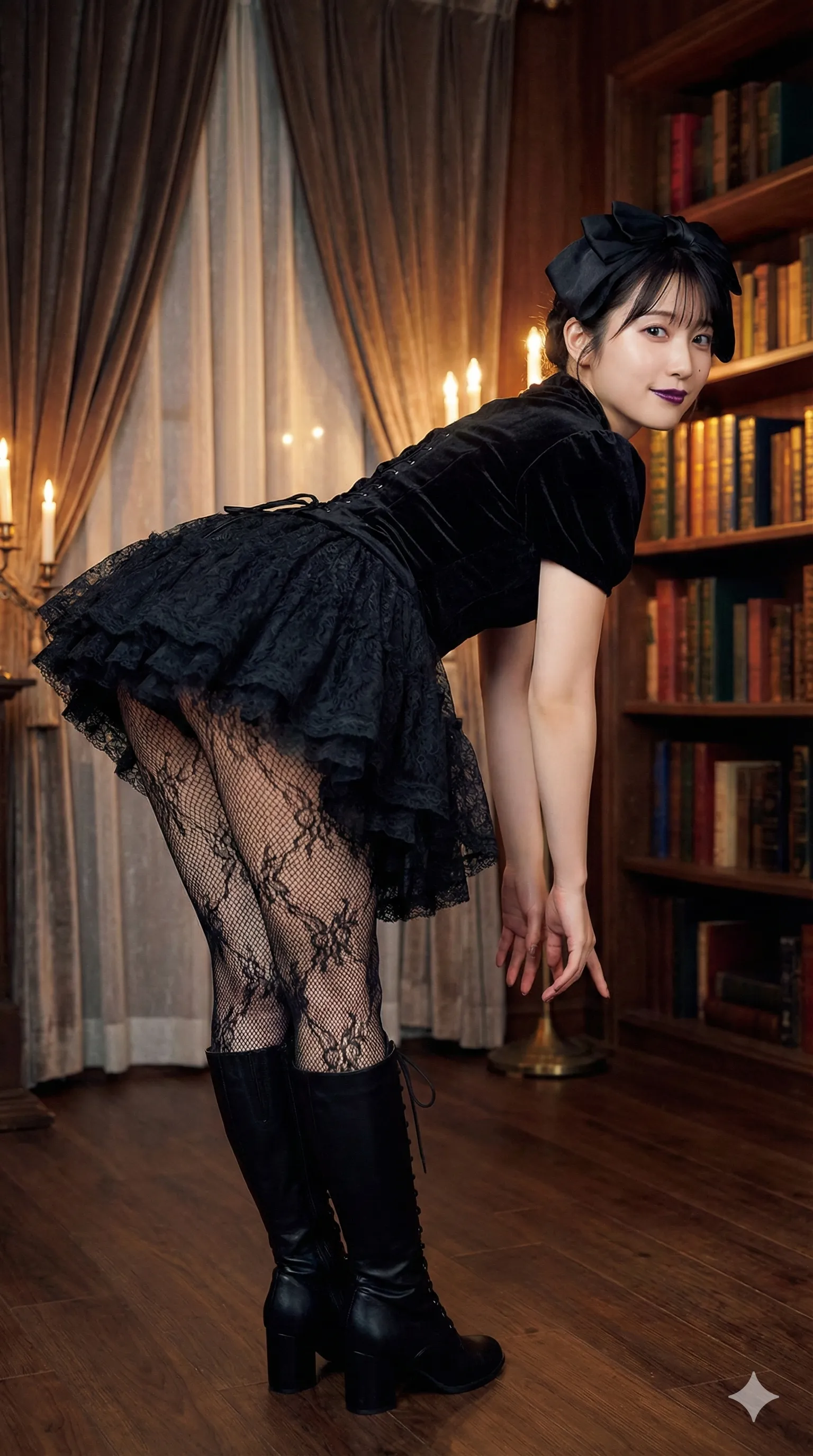 網タイツ 尻の揺らぎ 煽り 031