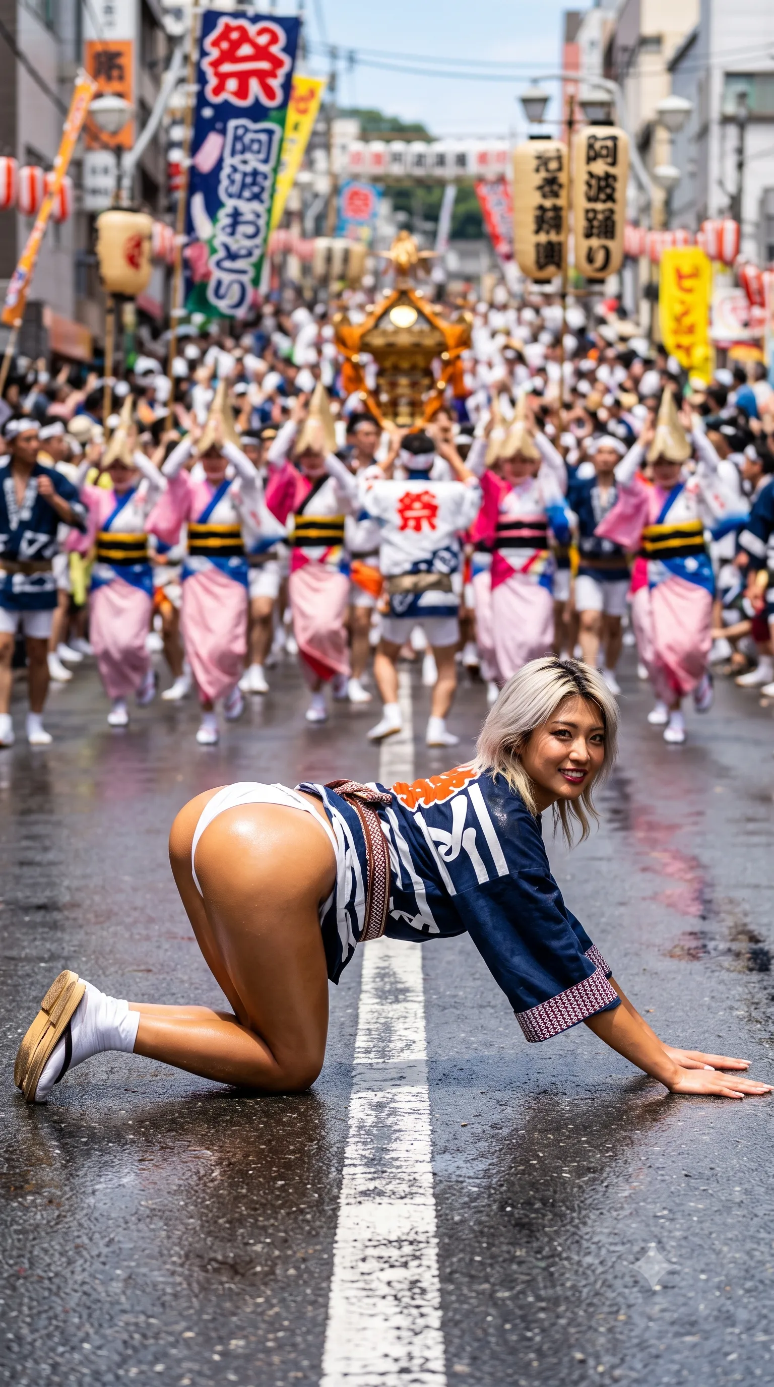 汗ばむ太もも 最高の肉感美 振り返り 007