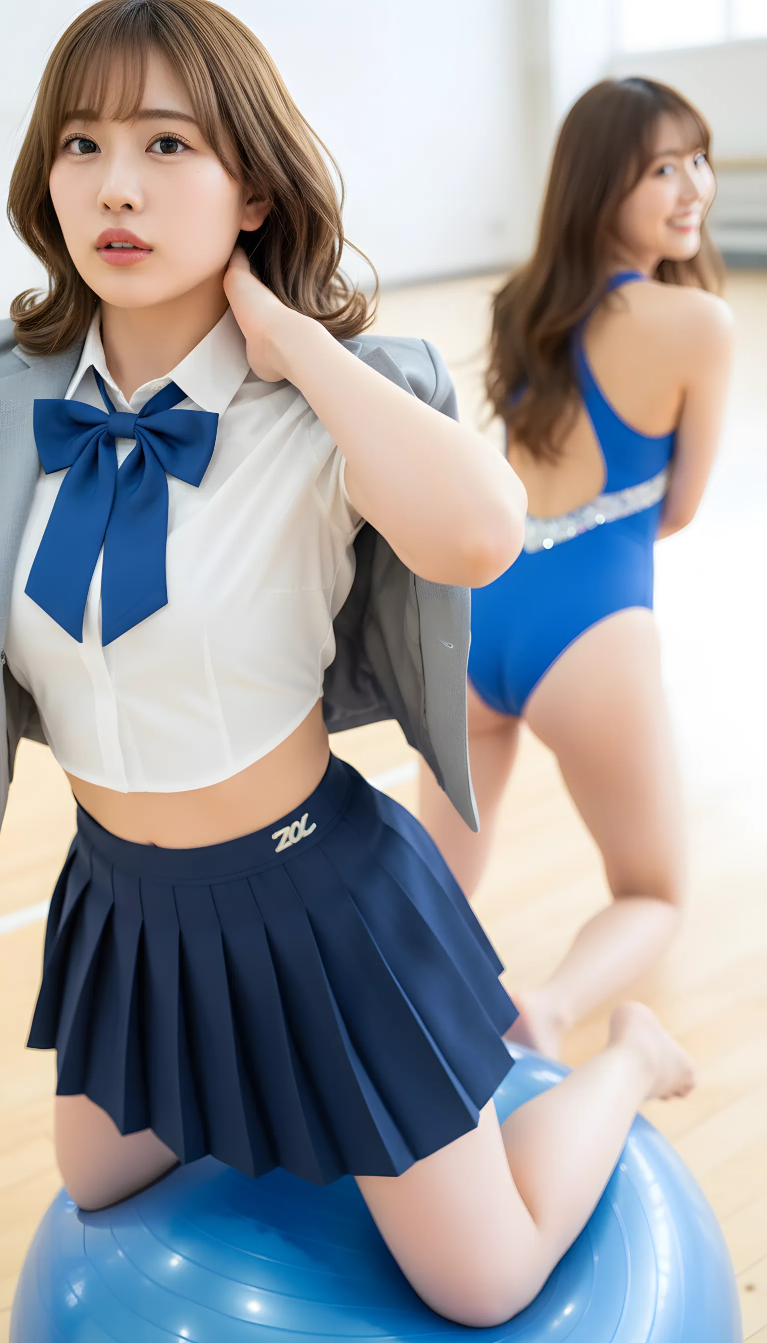 制服 究極のチラリズム 最高のラストショット 042