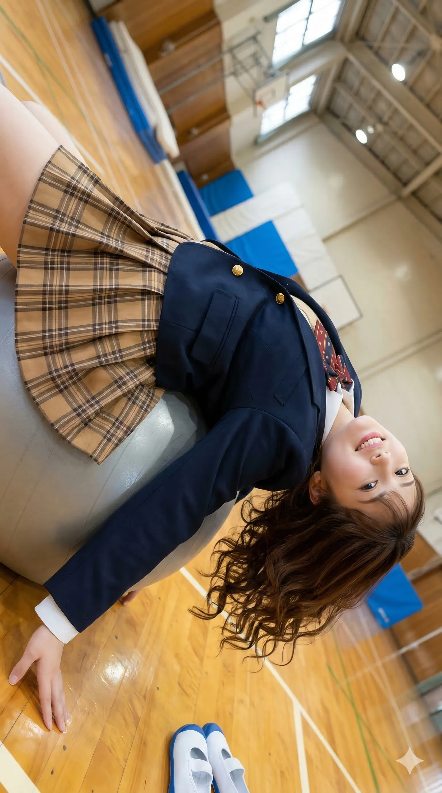 女子高生 究極のバランスボールフェチグラビア 043