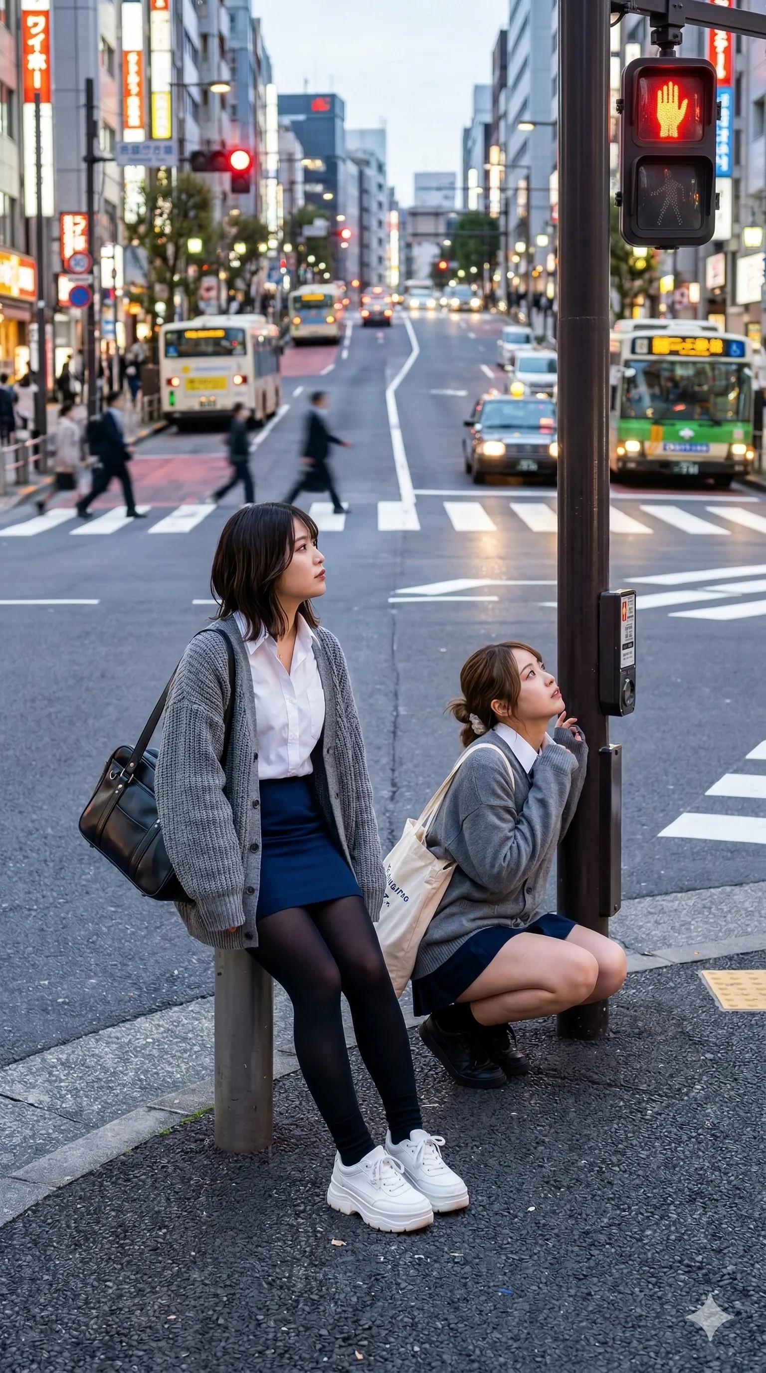 ミニスカート 階段 チラリズム 尻フェチ 002