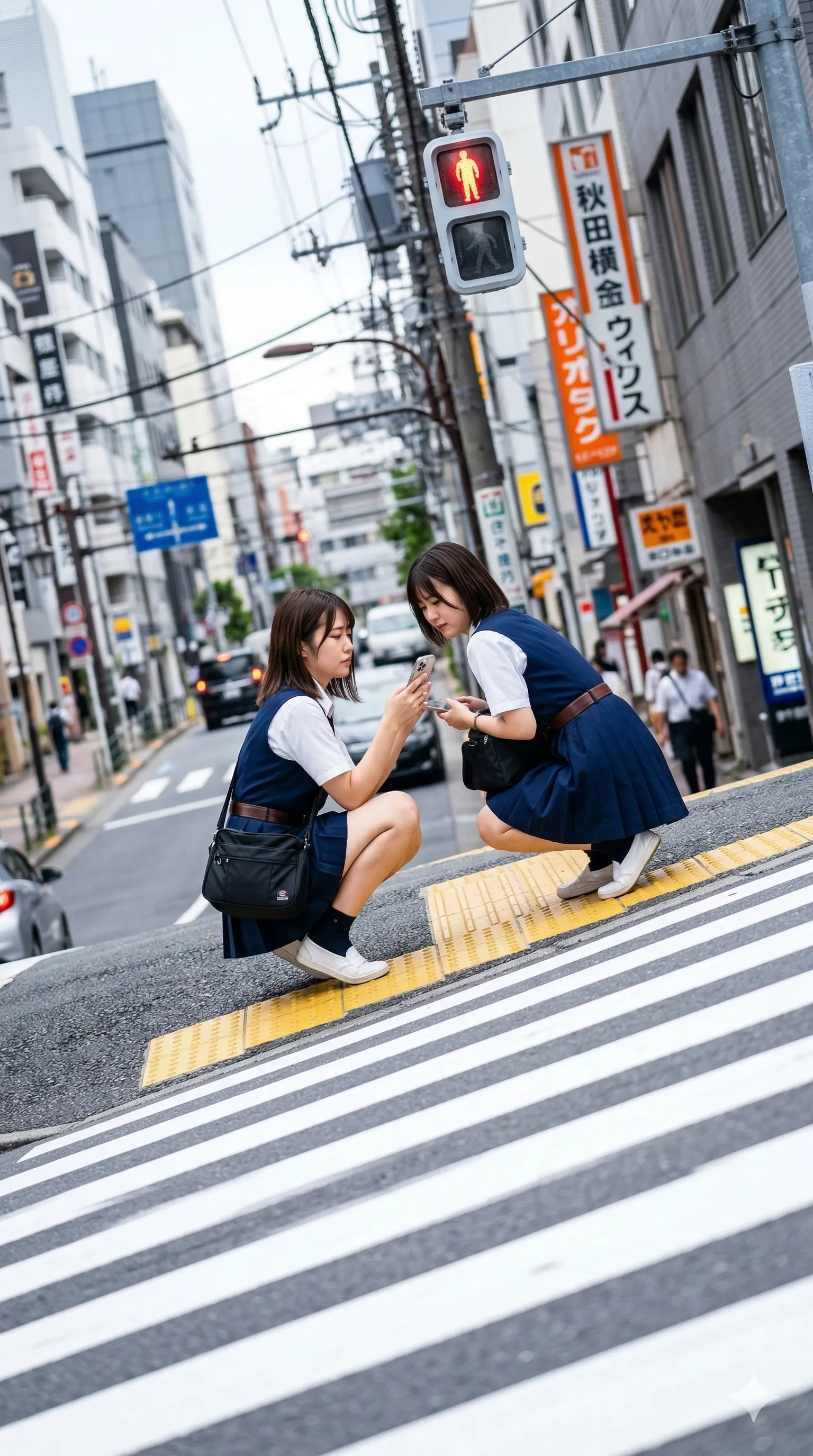 通学路 階段下からののぞき見視点 007