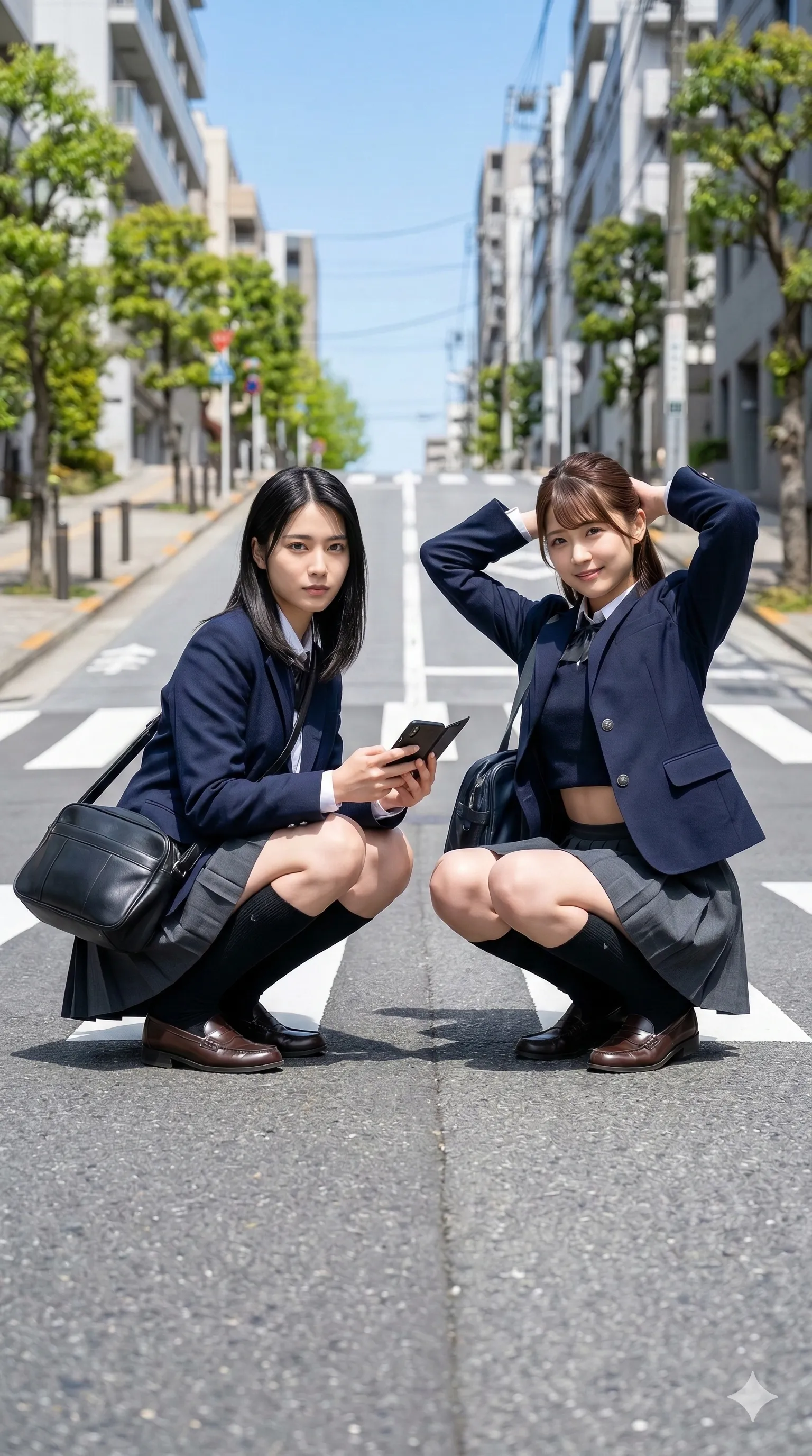 制服 尻特化 街角の誘惑 008