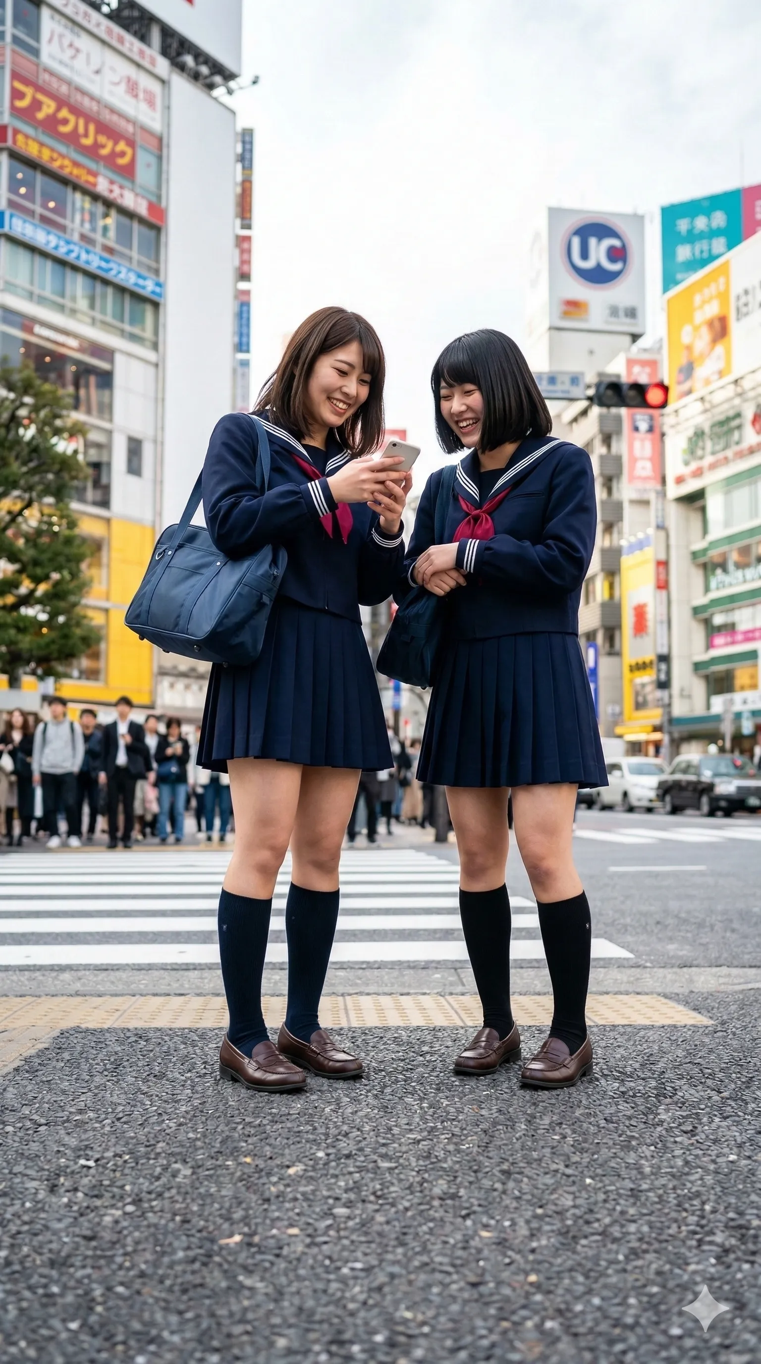 交差点 雑踏に紛れる色気 017