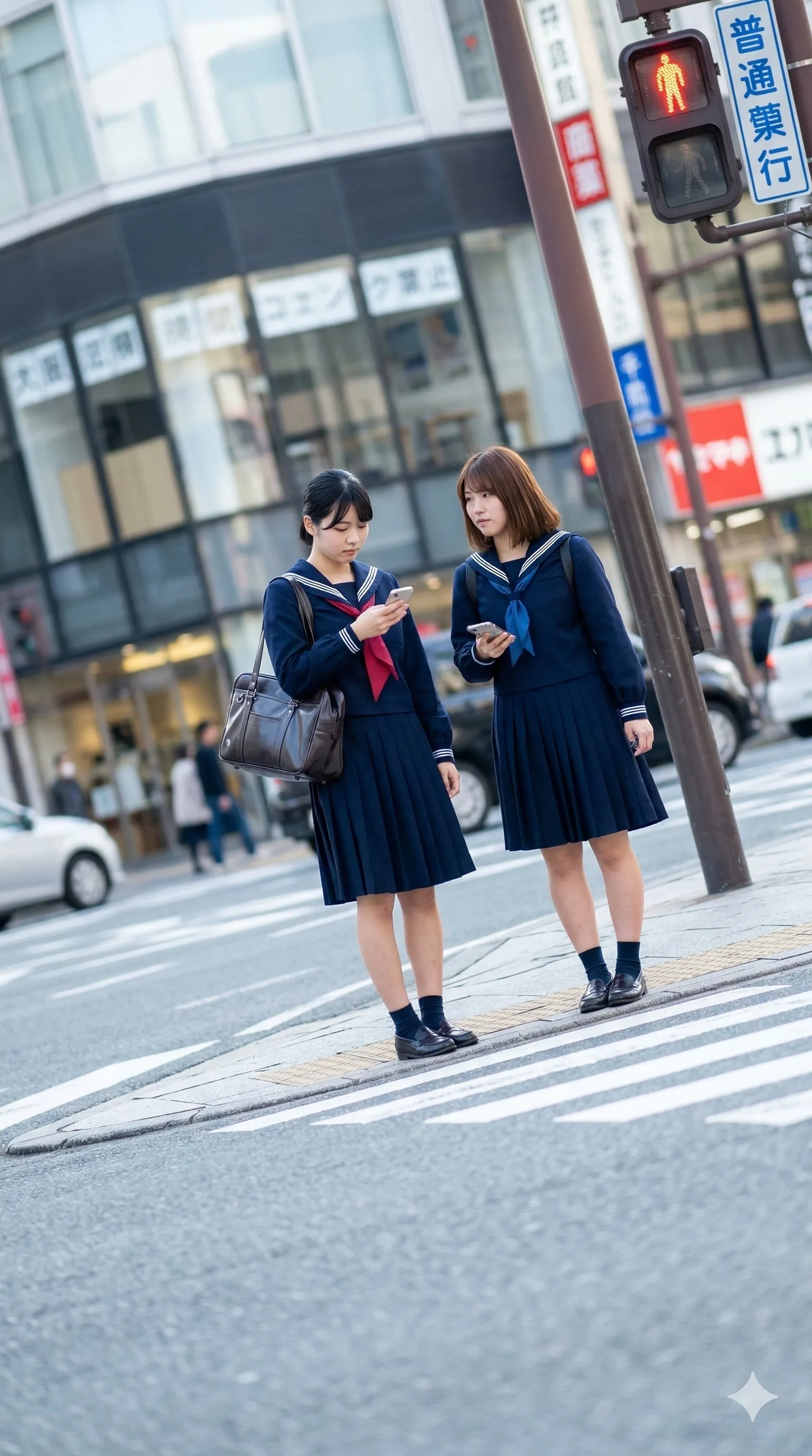 制服 振り返り 清楚な表情 032