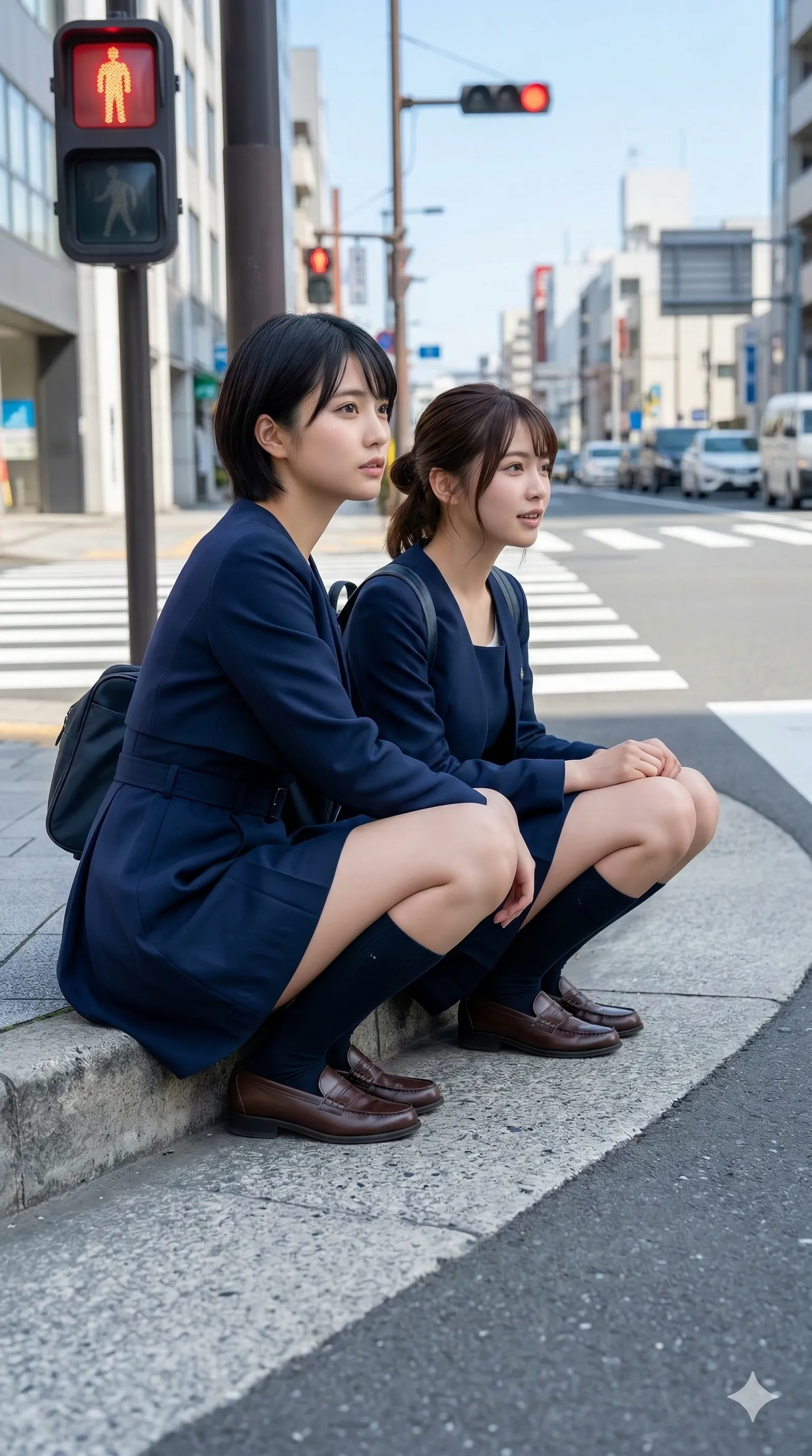 女子高生風 尻ライン 究極のアーチ 033