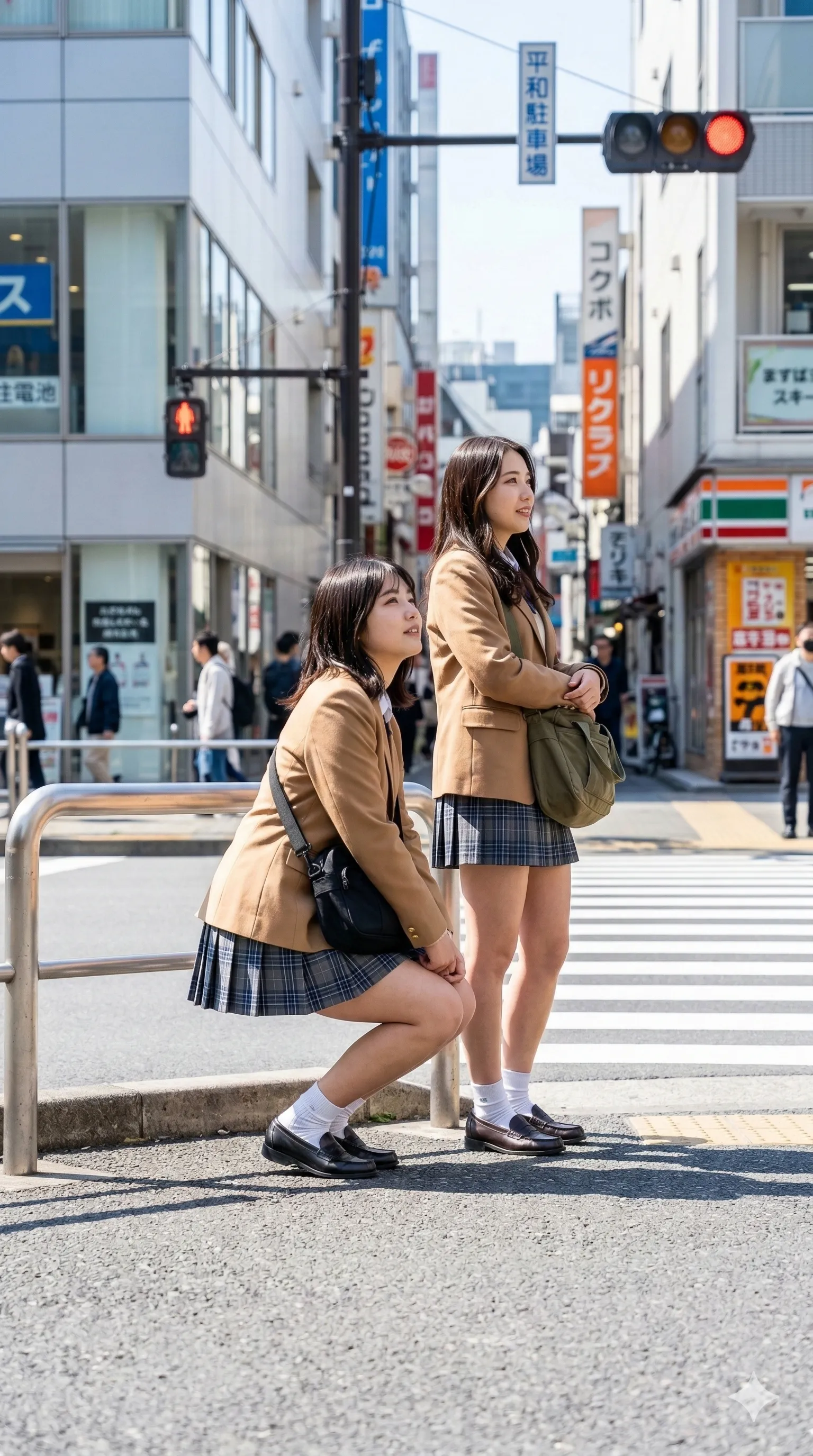 制服 尻特化 艶やかなバック 038