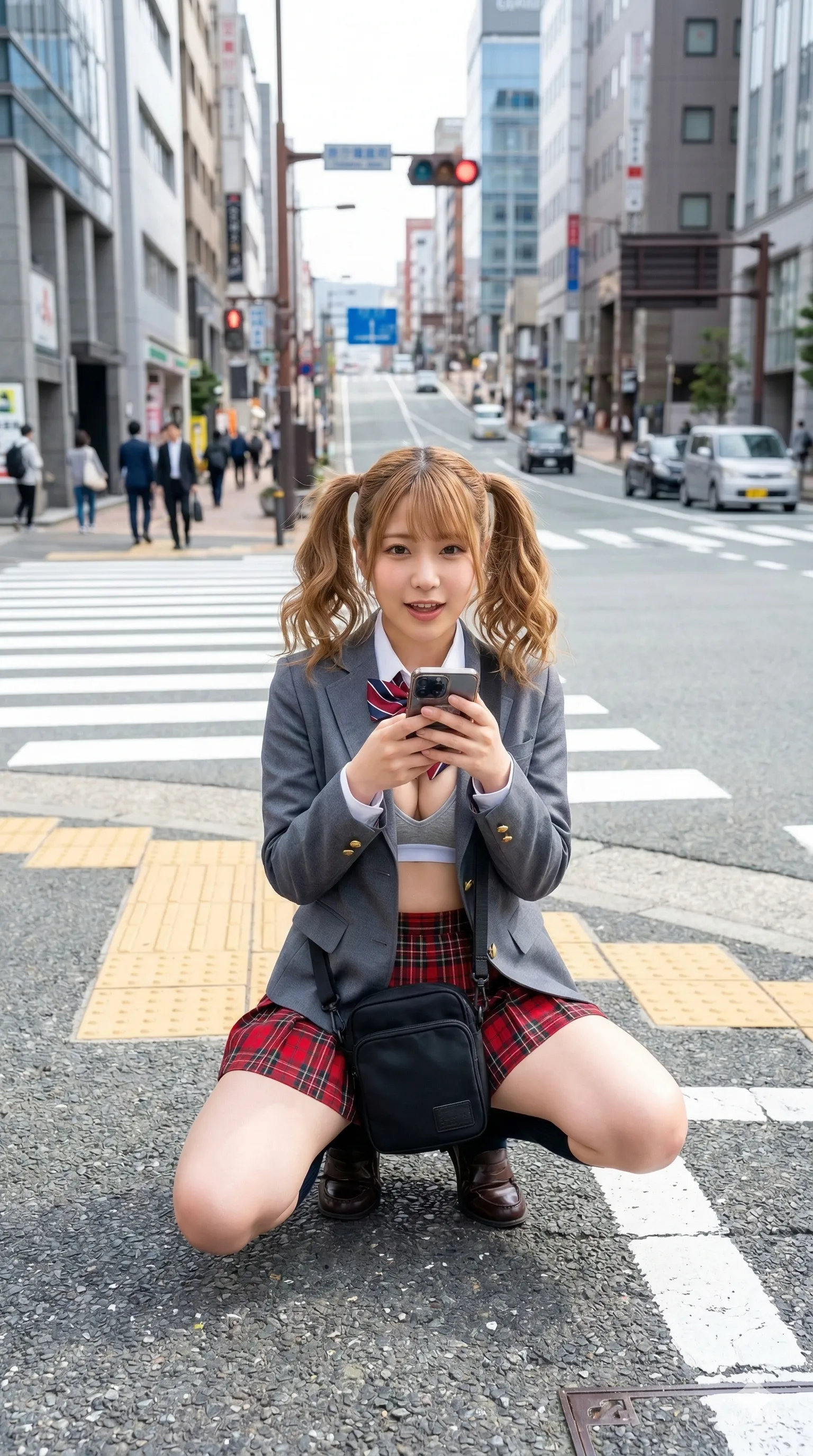 女子高生 尻ライン 究極のM字アーチ 033