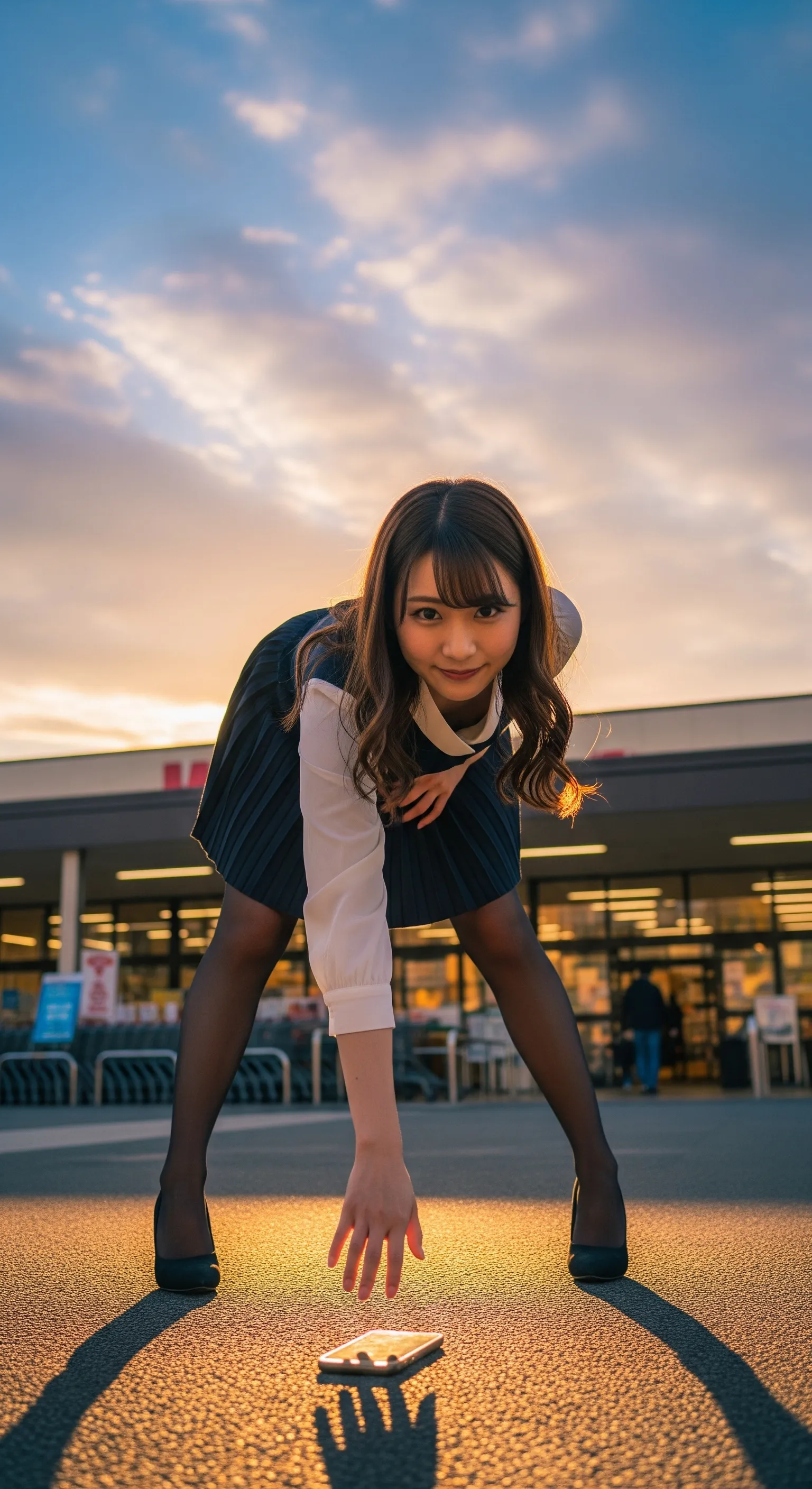 パンチラを目撃した瞬間の、心臓を叩くような背徳感