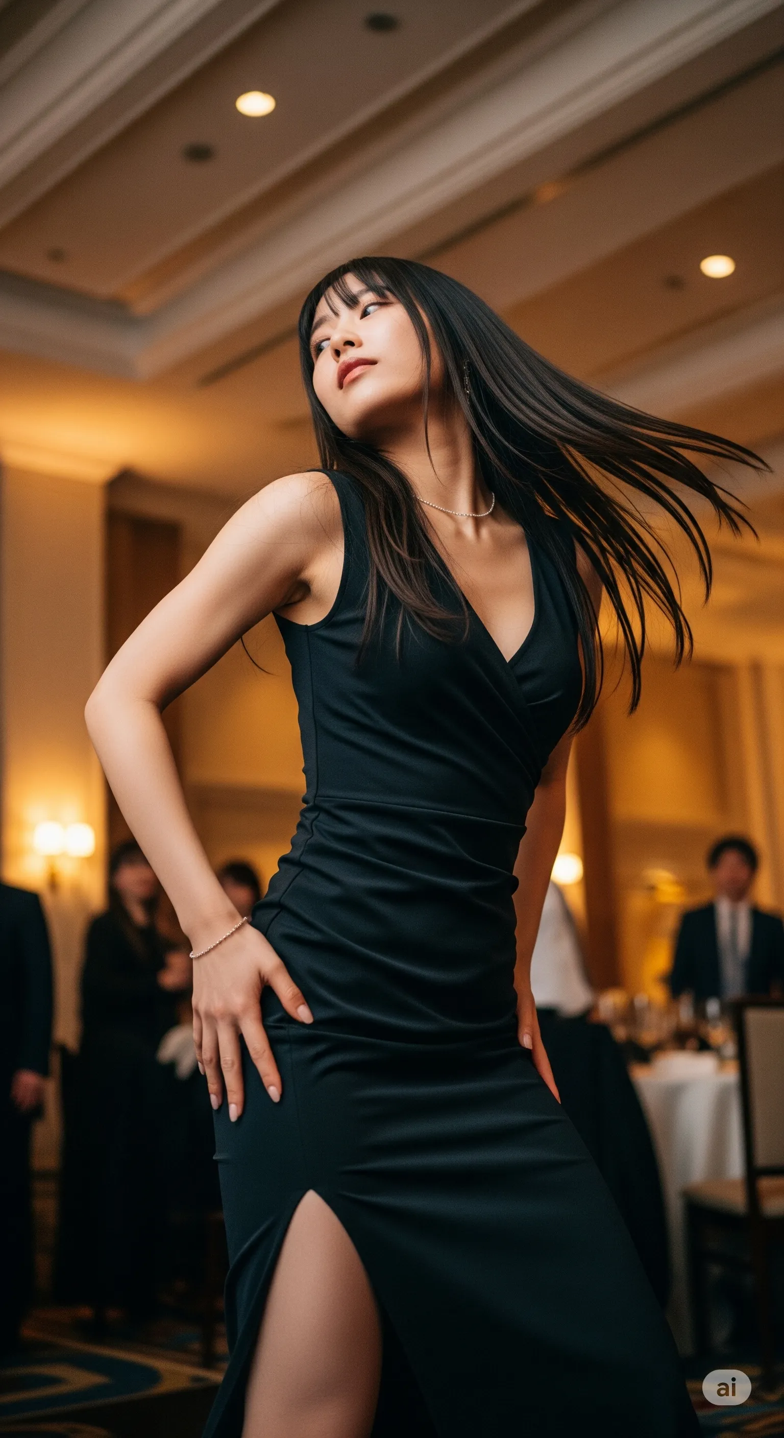 熟女 ドレス 微エロ くびれ 画像 002