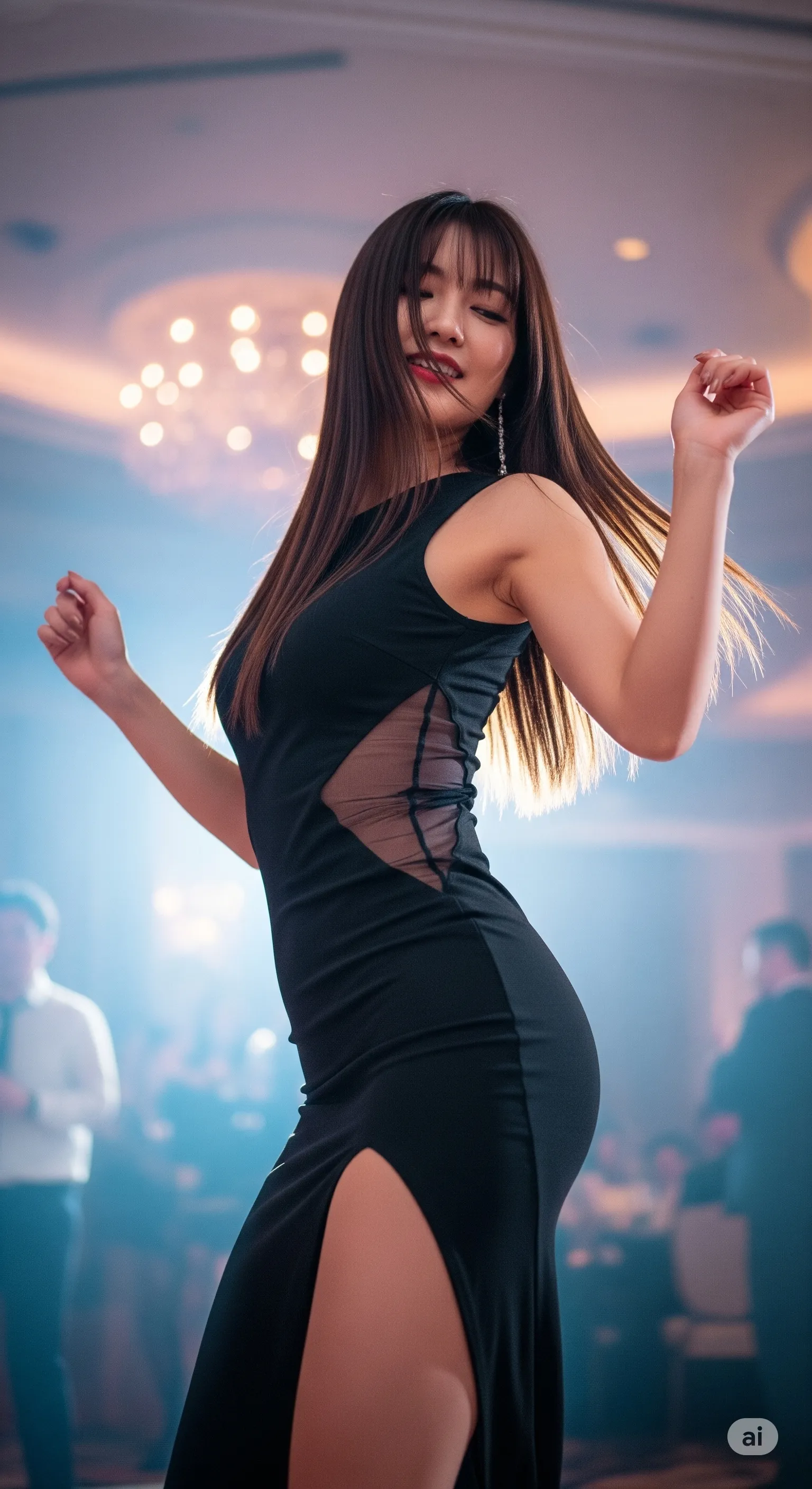 腰回りのタイトさが際立つ美スタイル