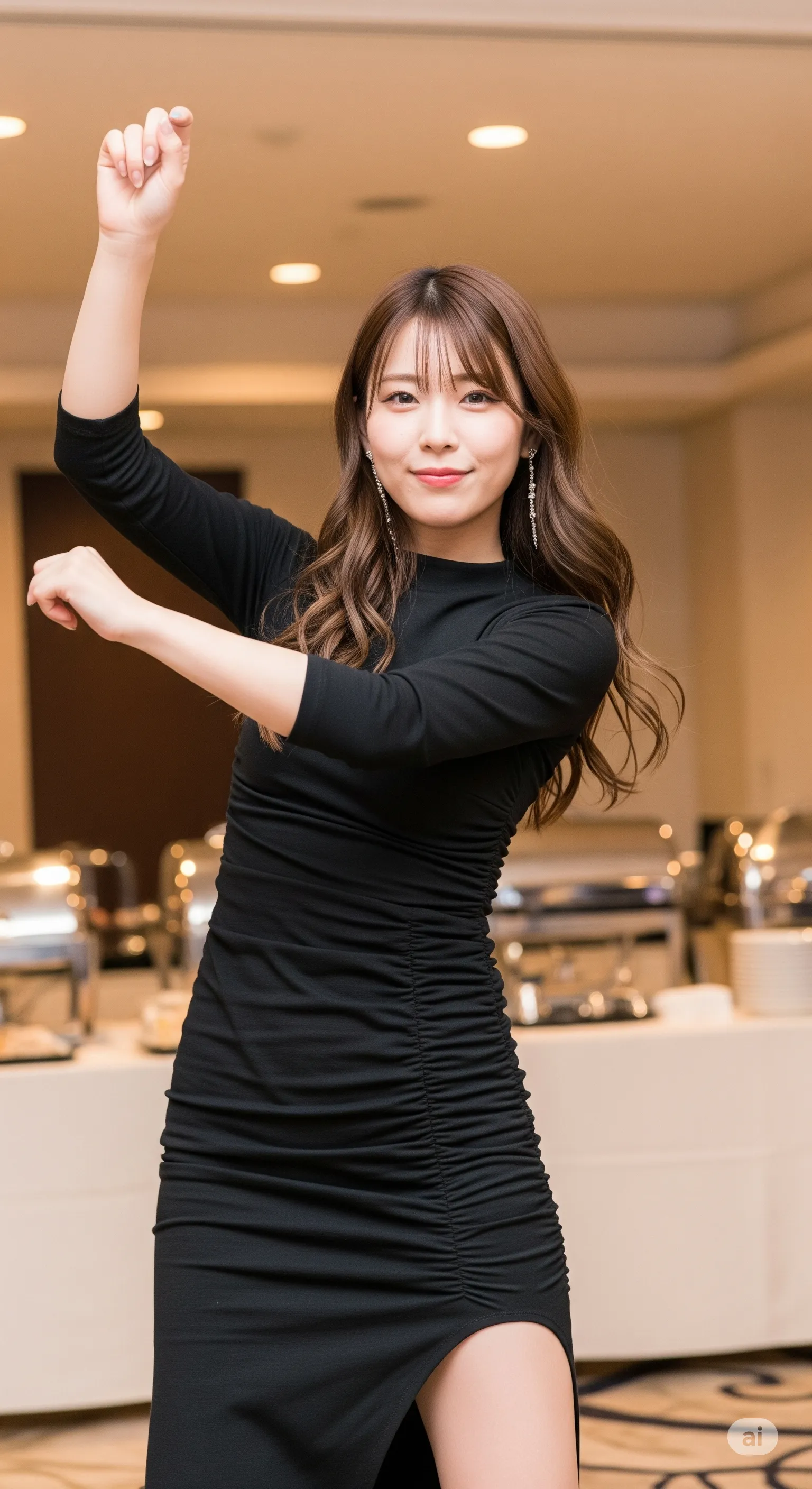 背中から流れるS字の身体ラインが色っぽい