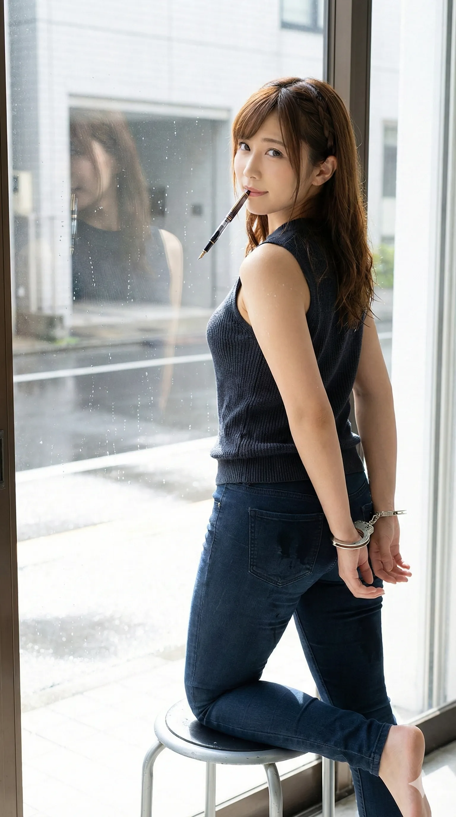 手錠と万年筆が象徴する官能的表現