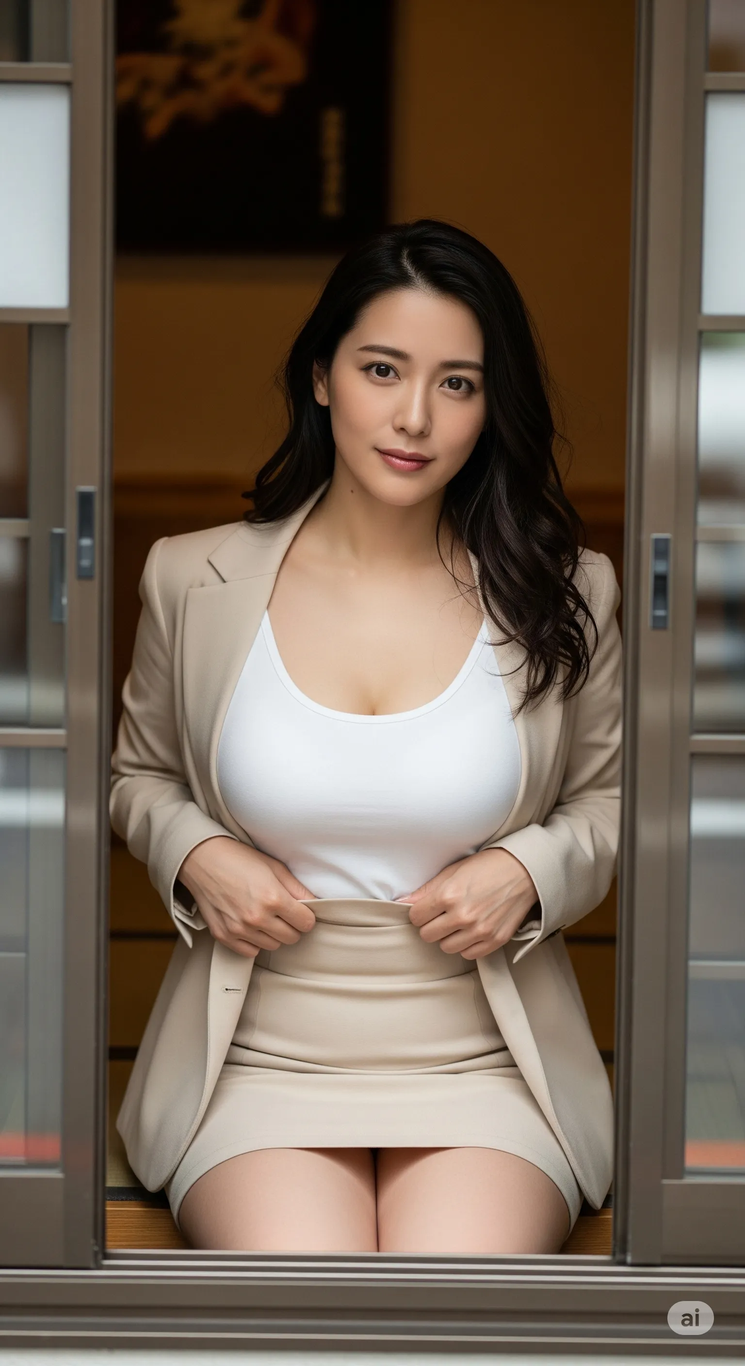 顧客の視線を釘付けにする、至高のバックシルエット