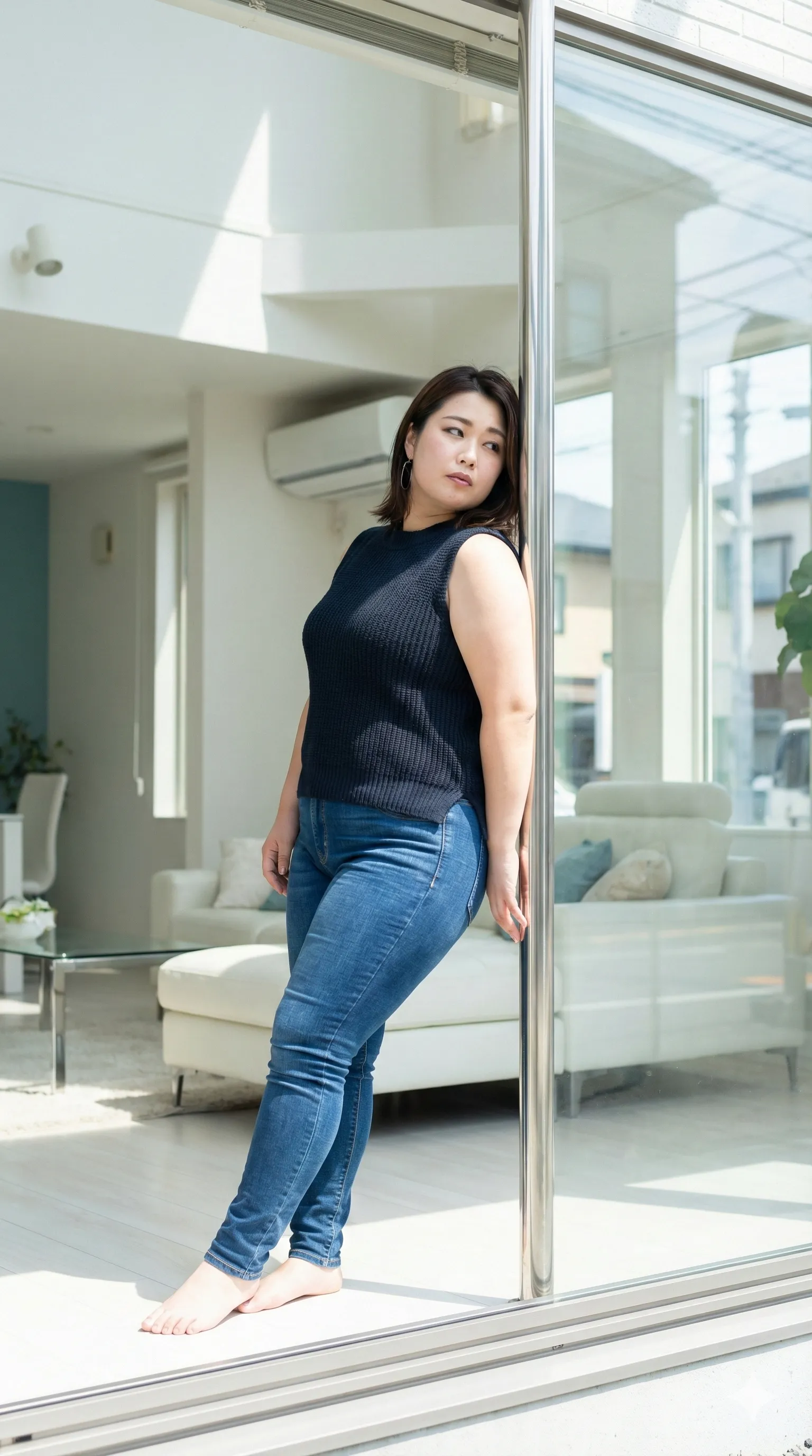 デニムに食い込むヒップが大人のフェチ心を刺激