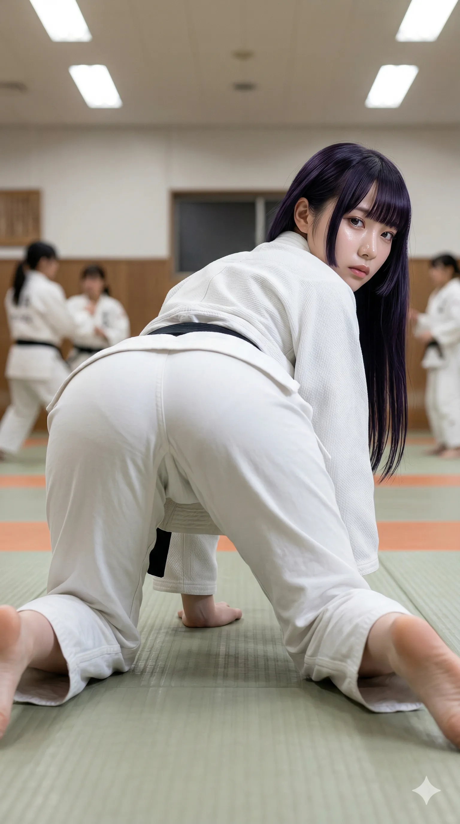 格闘女子 最高ののぞき見 016