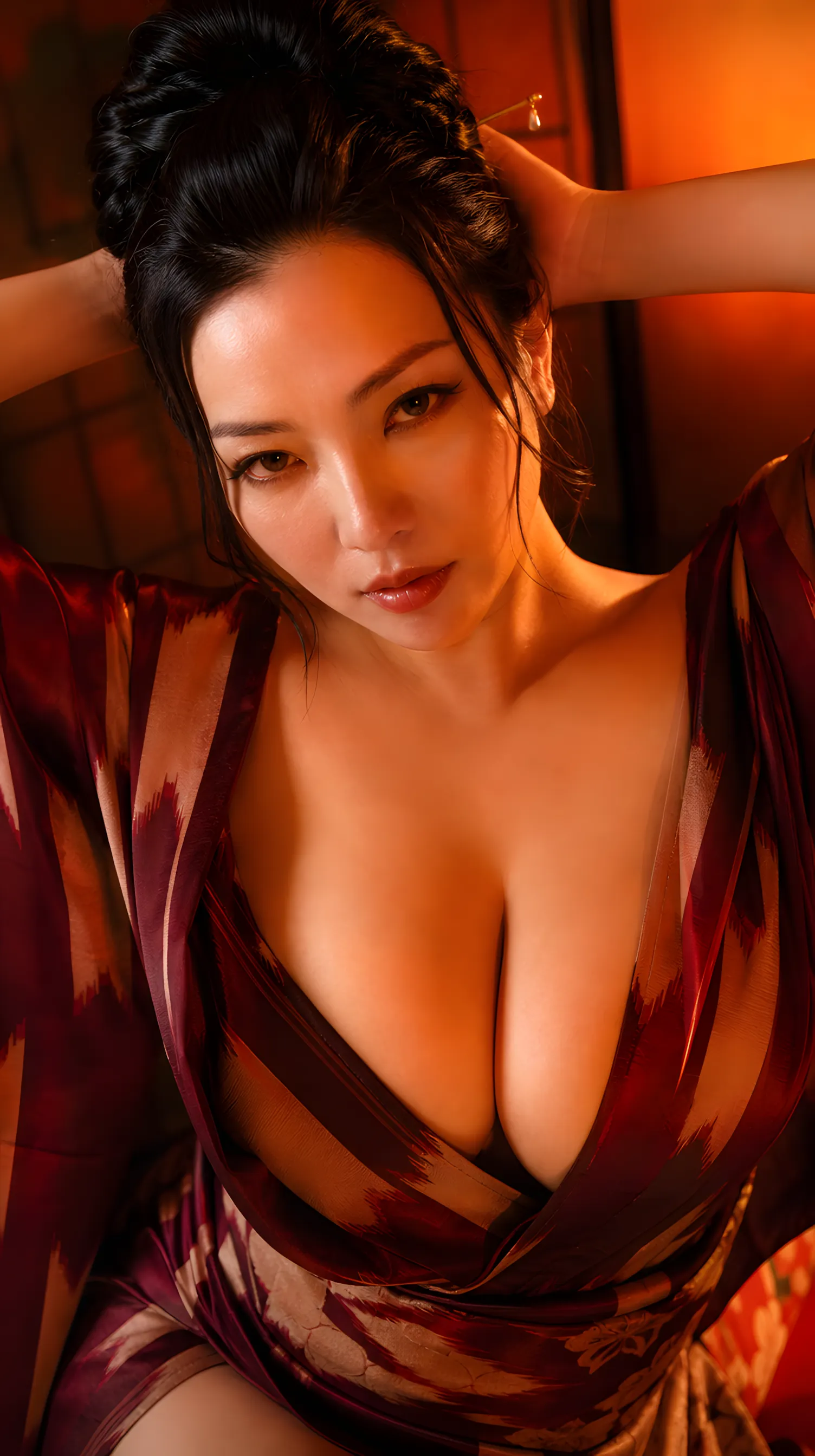はみ出る爆乳 究極の煽りアングルエンド 042