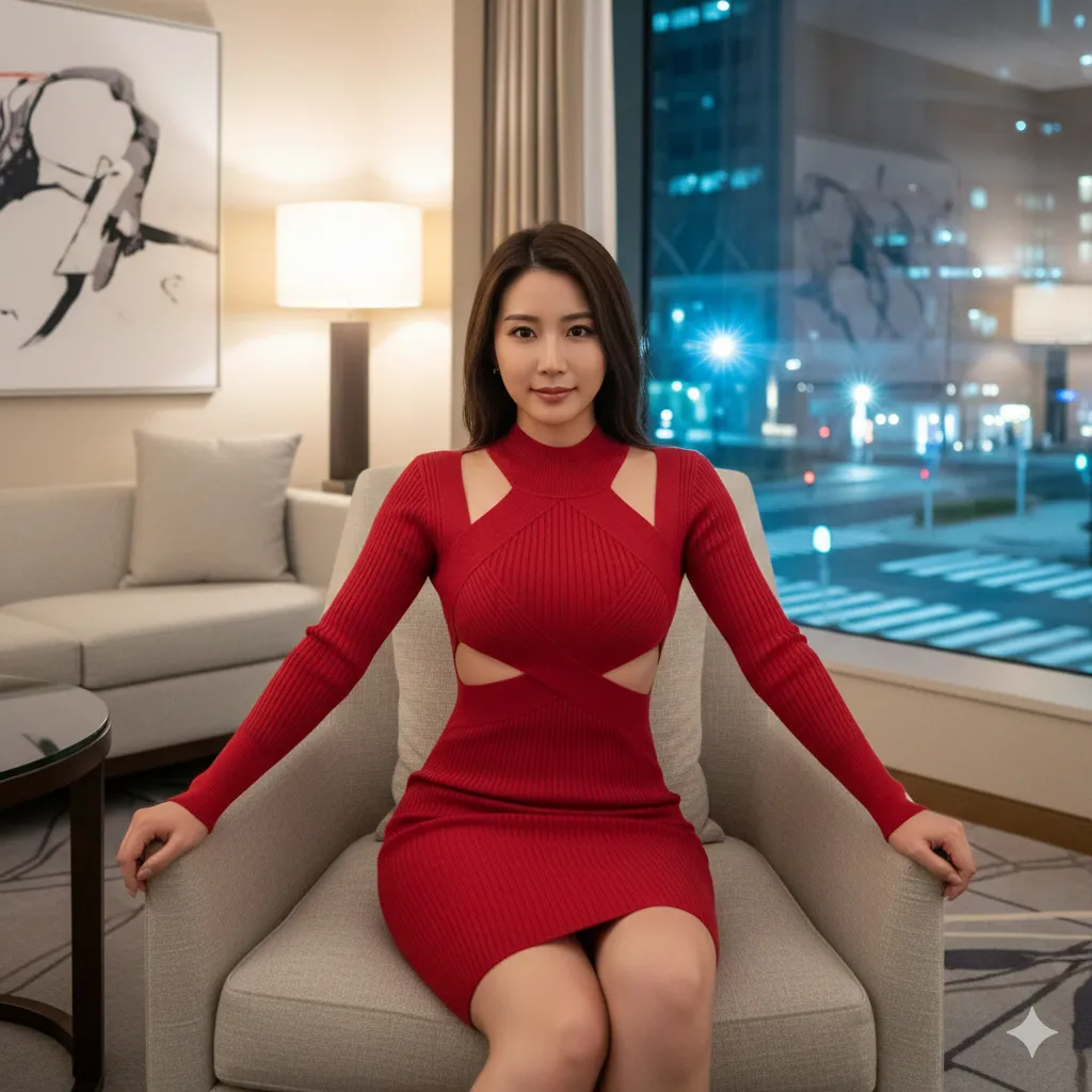 足首の細さが際立つ、美脚美女の黄金比率