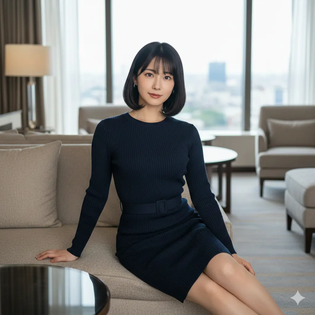 ソファの陰から覗く、秘密の足フェチプライベート